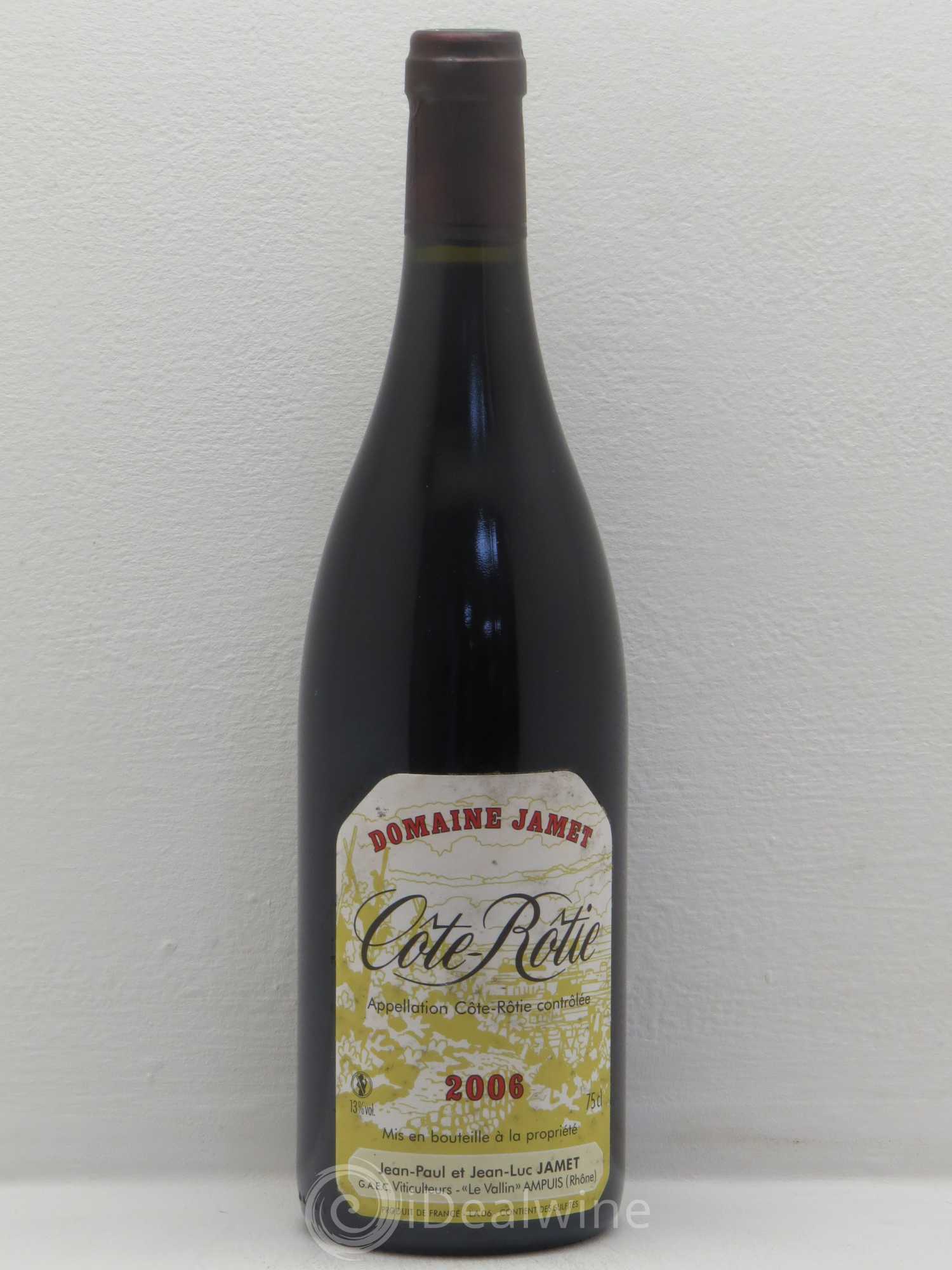Côte-Rôtie Jamet (Domaine) 2006 - Lot de 1 bouteille - 0