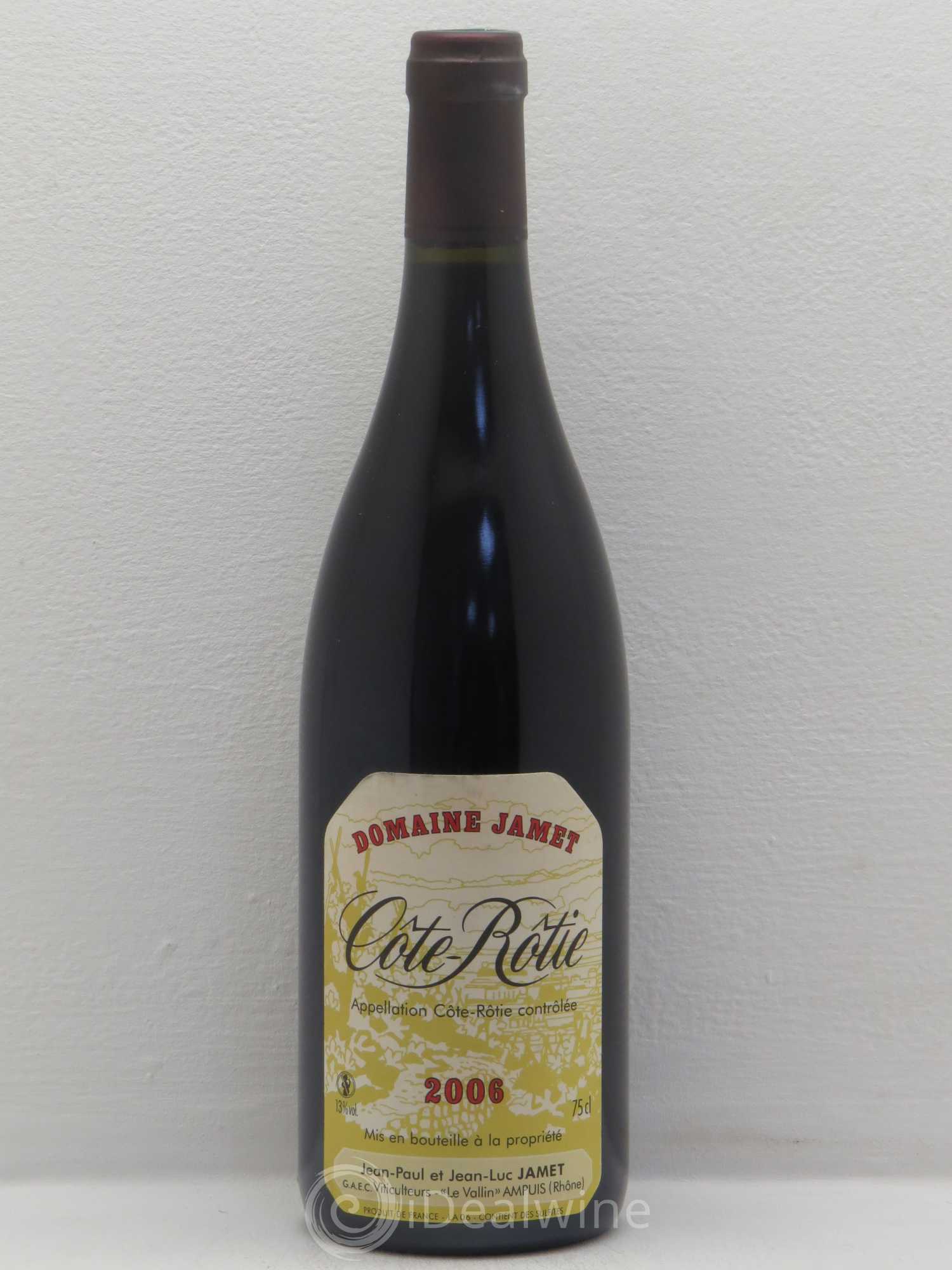 Côte-Rôtie Jamet (Domaine) 2006 - Lot de 1 bouteille - 0