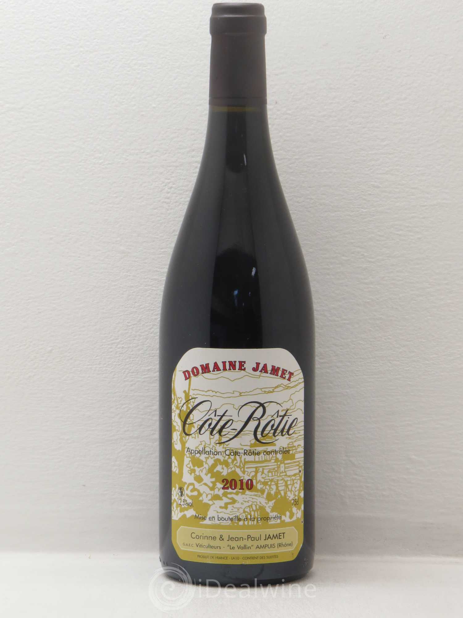 Côte-Rôtie Jamet (Domaine) 2010 - Lot de 1 bouteille - 0