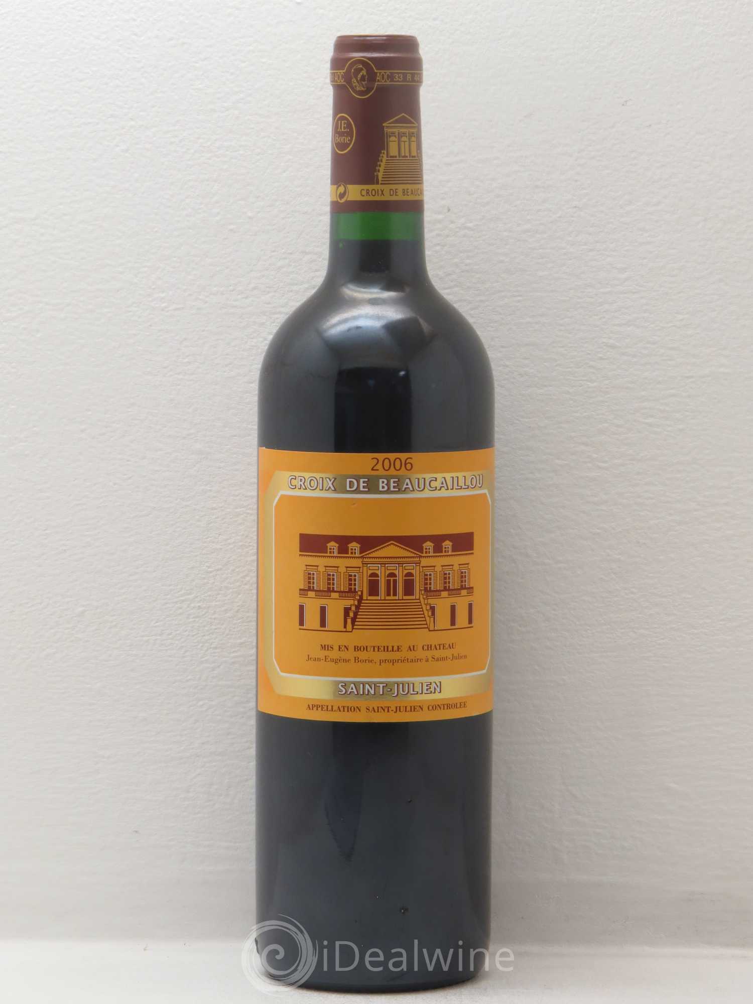 La Croix de Beaucaillou Second Vin 2006 - Lot de 1 bouteille - 0