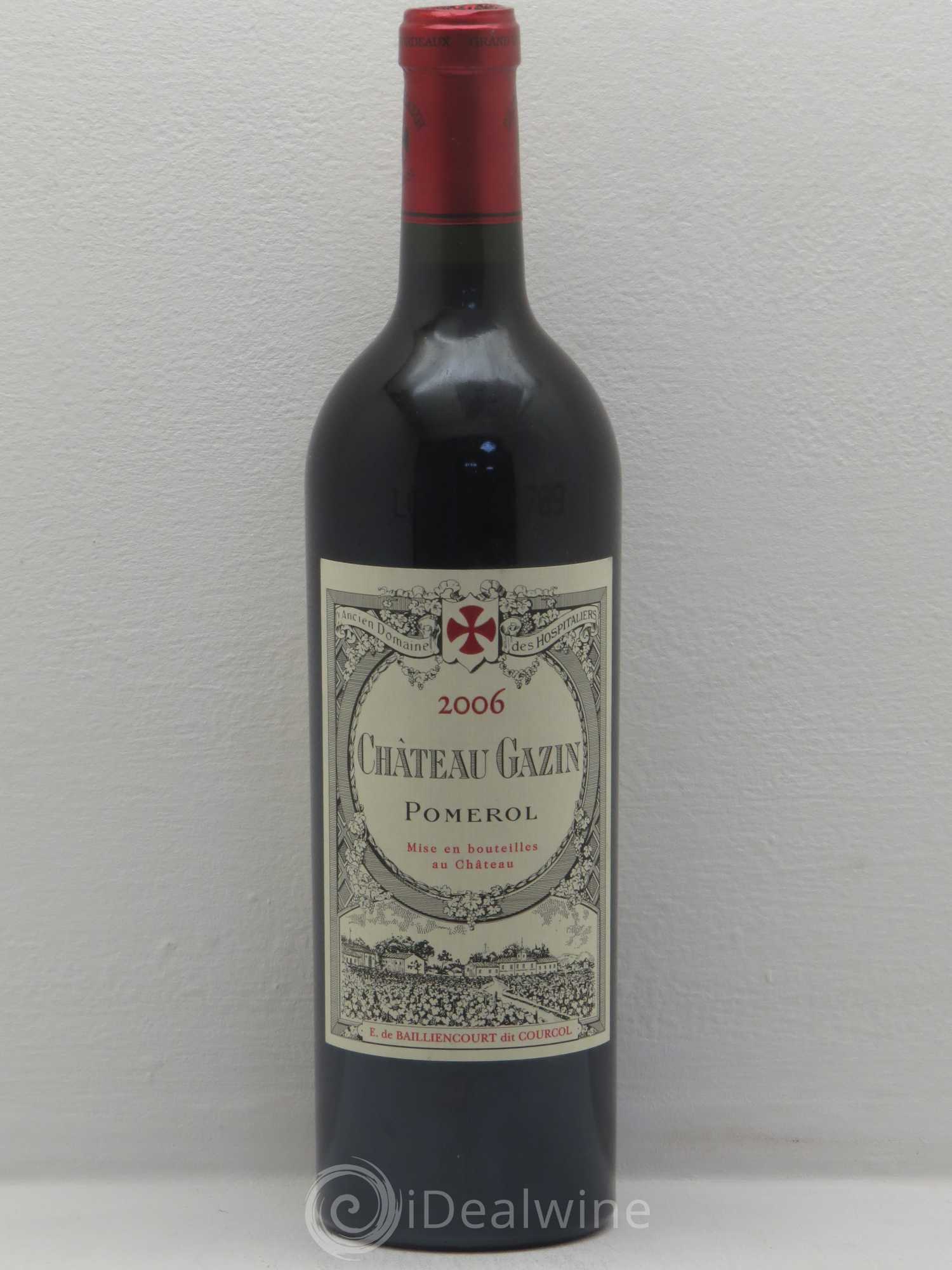 Château Gazin 2006 - Lot de 1 bouteille - 0
