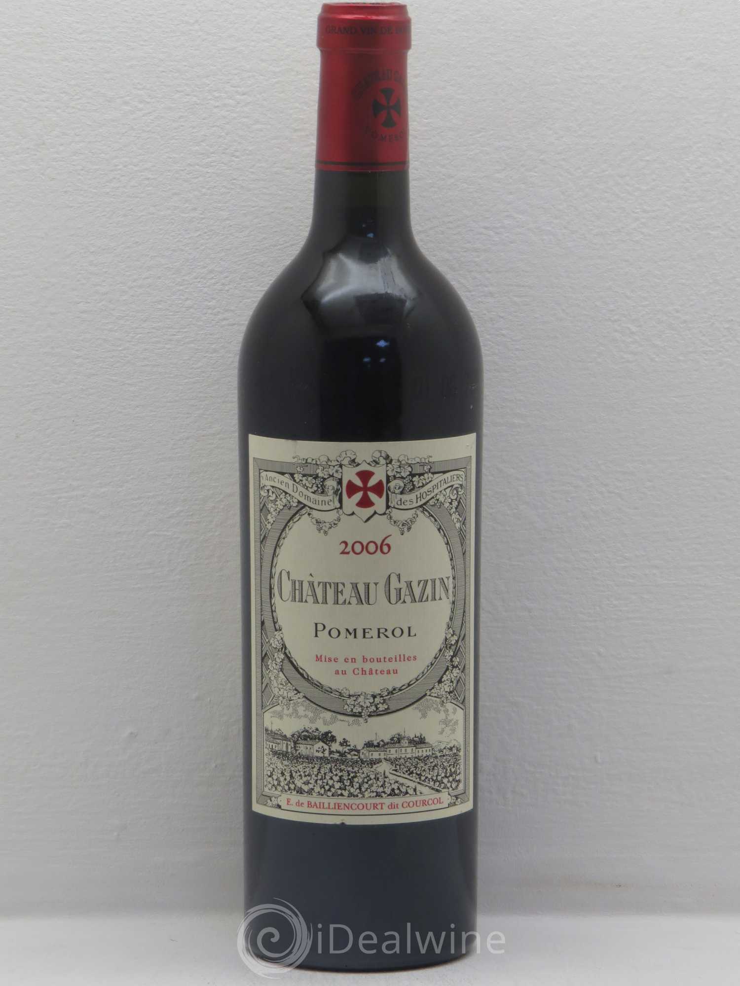 Château Gazin 2006 - Lot de 1 bouteille - 0