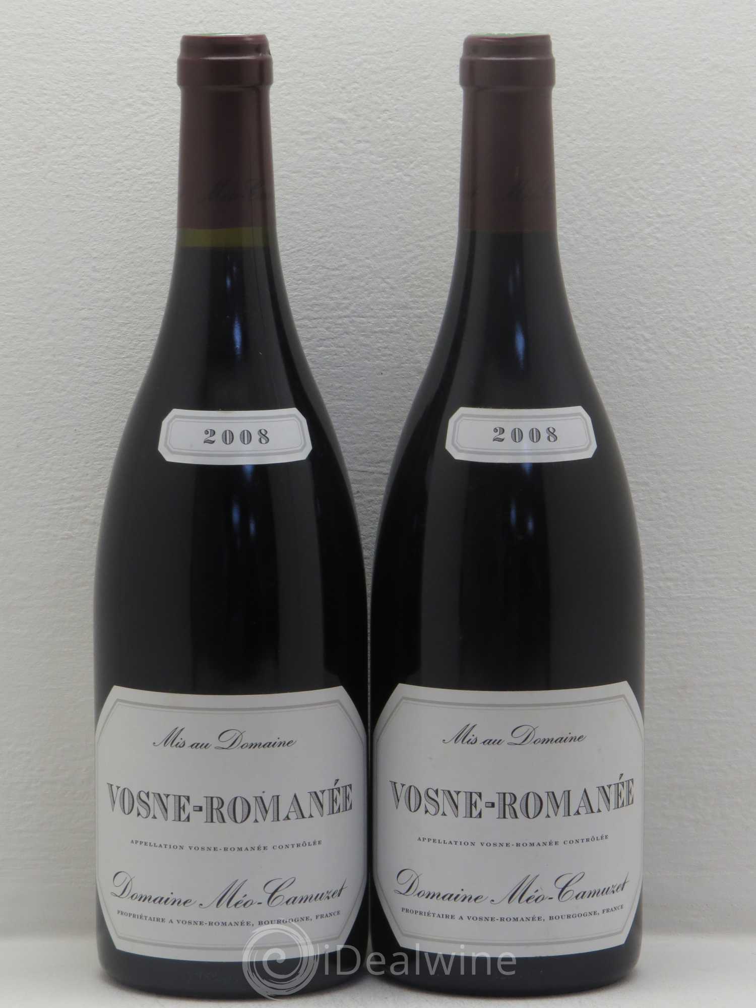 Vosne-Romanée Méo-Camuzet (Domaine) 2008 - Lot de 2 bouteilles - 0