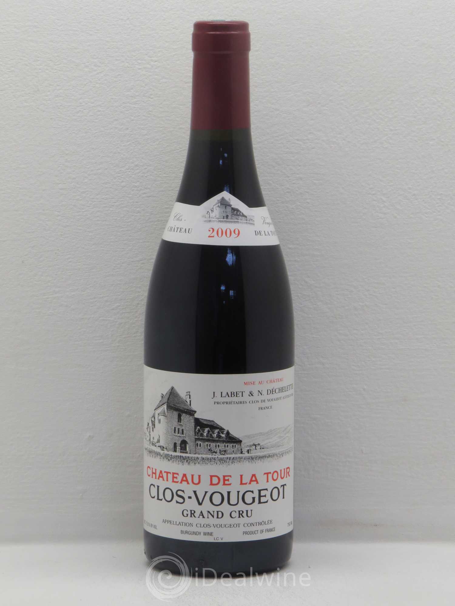 Clos de Vougeot Grand Cru Château de La Tour 2009 - Lot de 1 bouteille - 0