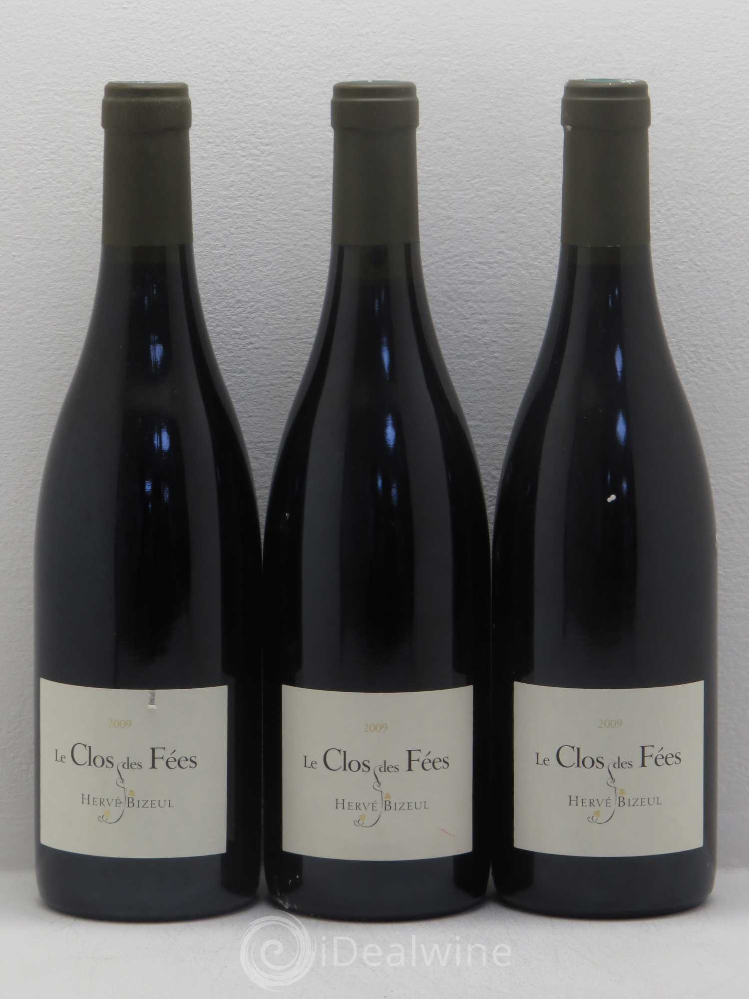 Côtes du Roussillon Villages Clos des Fées Hervé Bizeul 2009 - Lot de 3 bouteilles - 0