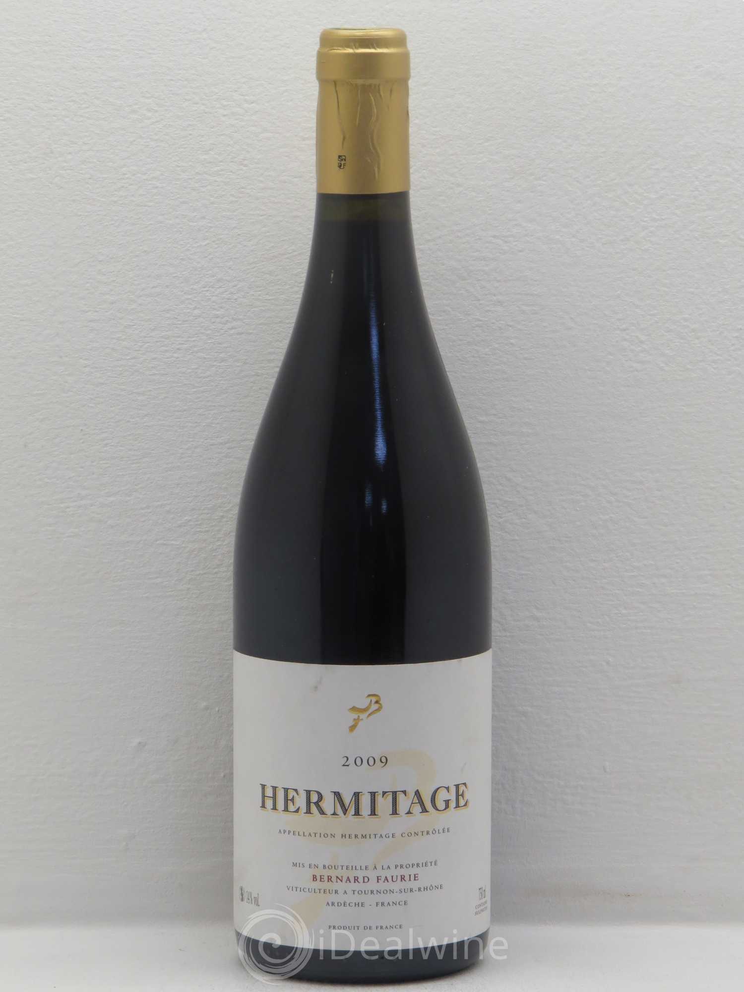 Hermitage Bessards-Meal Bernard Faurie 2009 - Posten von 1 Flasche - 0