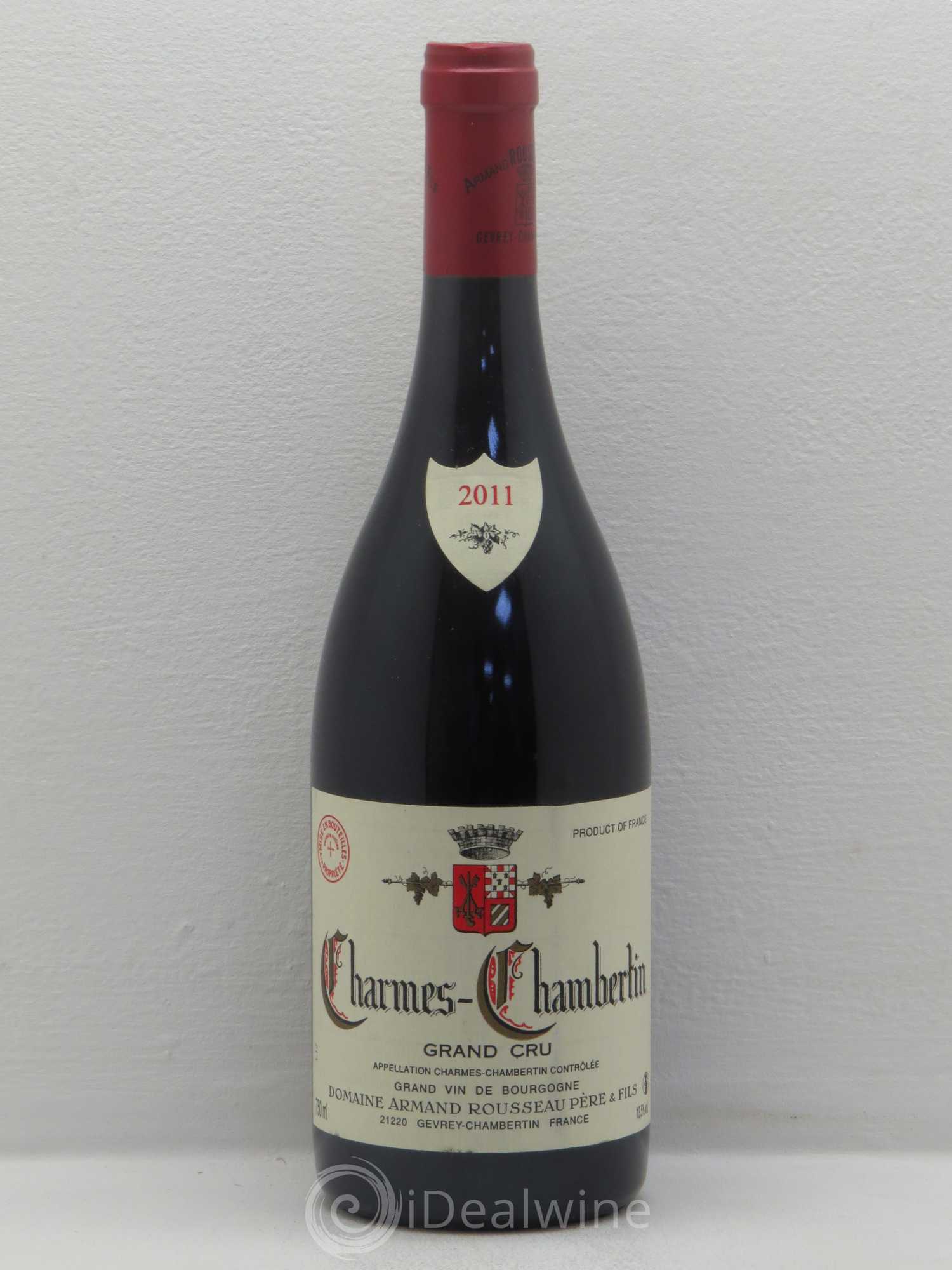 Charmes-Chambertin Grand Cru Armand Rousseau (Domaine) 2011 - Lot de 1 bouteille - 0