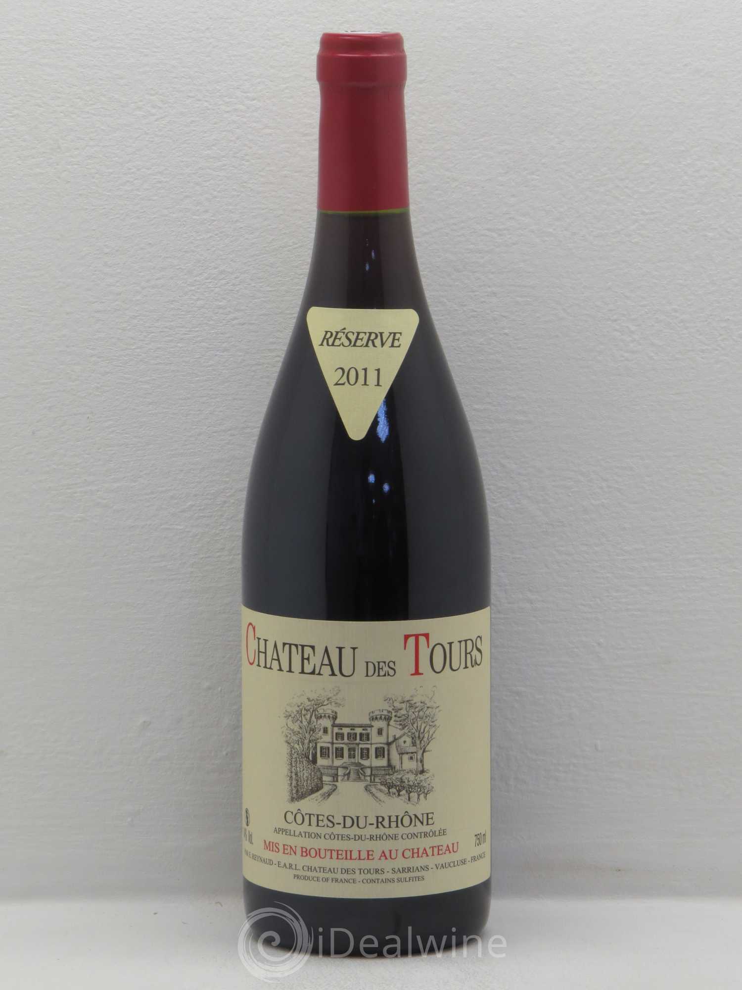 Côtes-du-Rhône Château des Tours Emmanuel Reynaud 2011 - Lot de 1 bouteille - 0