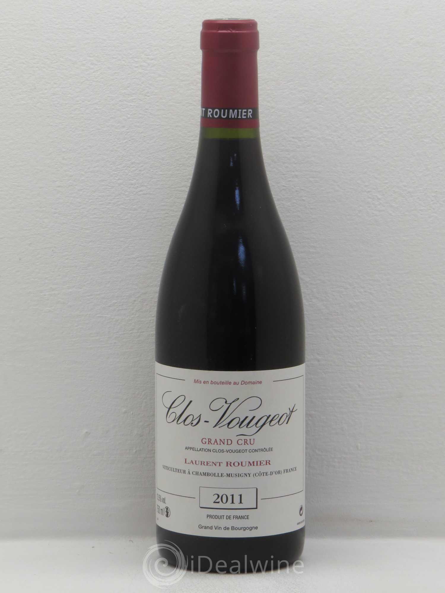 Clos de Vougeot Grand Cru Laurent Roumier 2011 - Lot de 1 bouteille - 0
