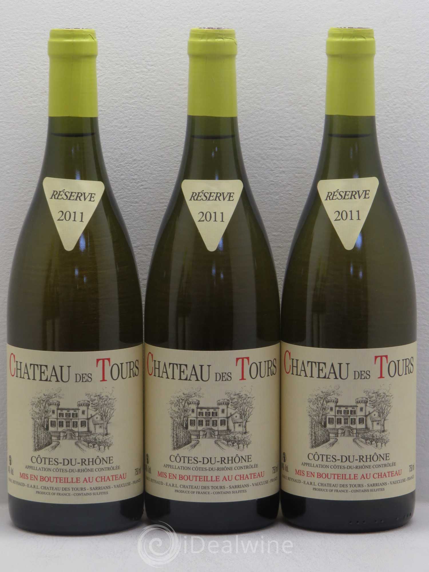 Côtes-du-Rhône Château des Tours Emmanuel Reynaud 2011 - Lot de 6 bouteilles - 1