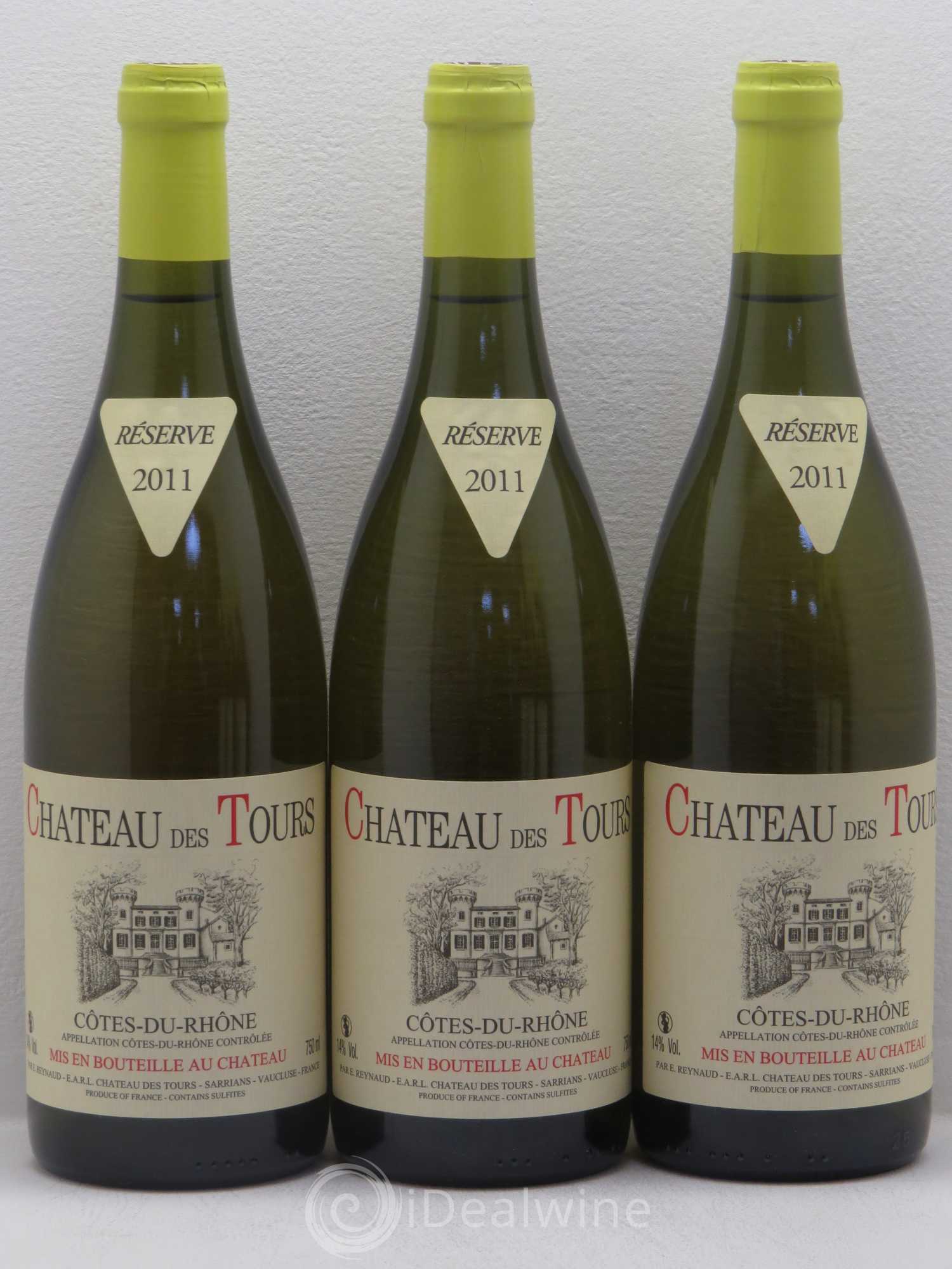 Côtes-du-Rhône Château des Tours Emmanuel Reynaud 2011 - Lot de 6 bouteilles - 2