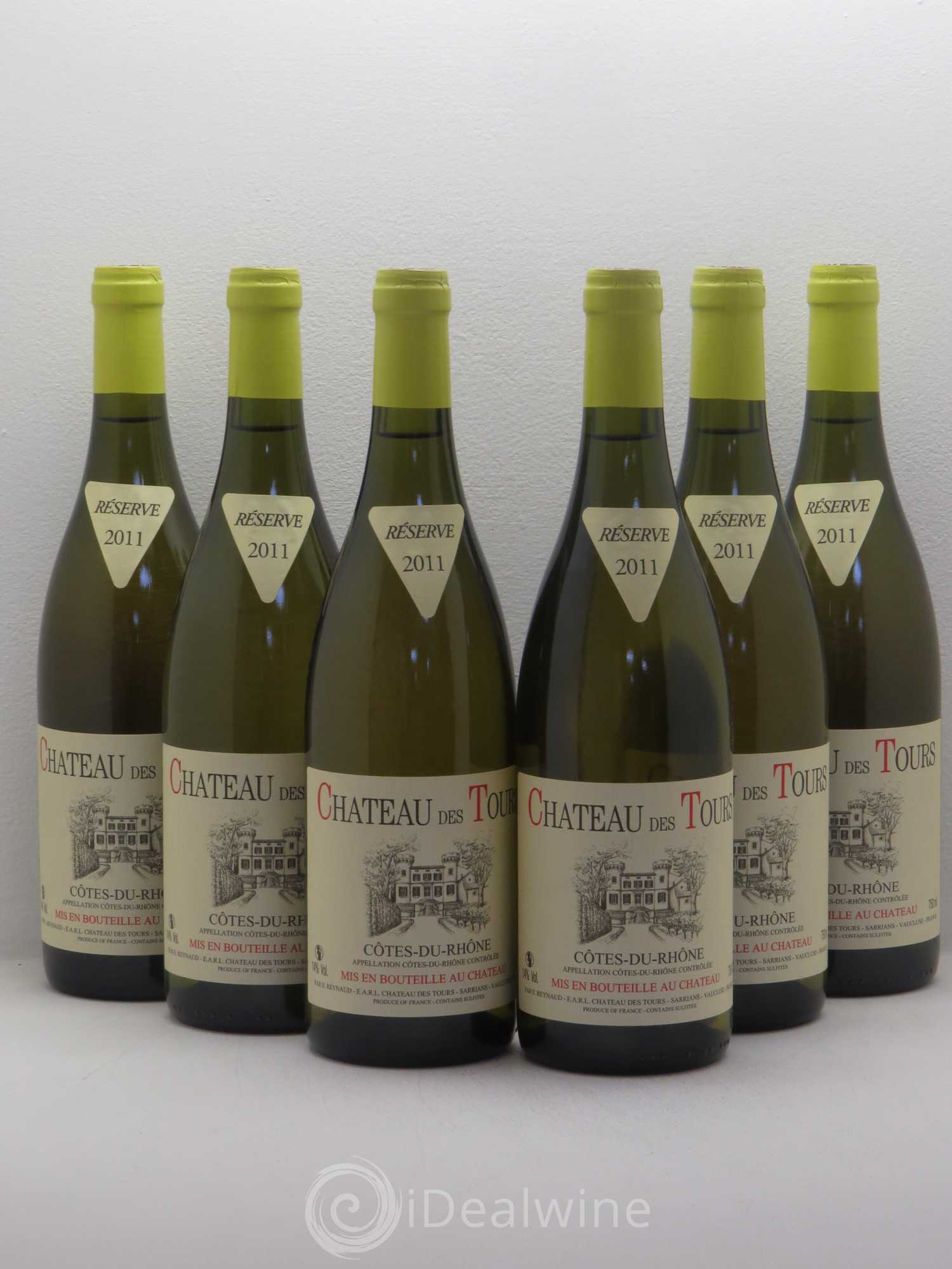 Côtes-du-Rhône Château des Tours Emmanuel Reynaud 2011 - Lot de 6 bouteilles - 0