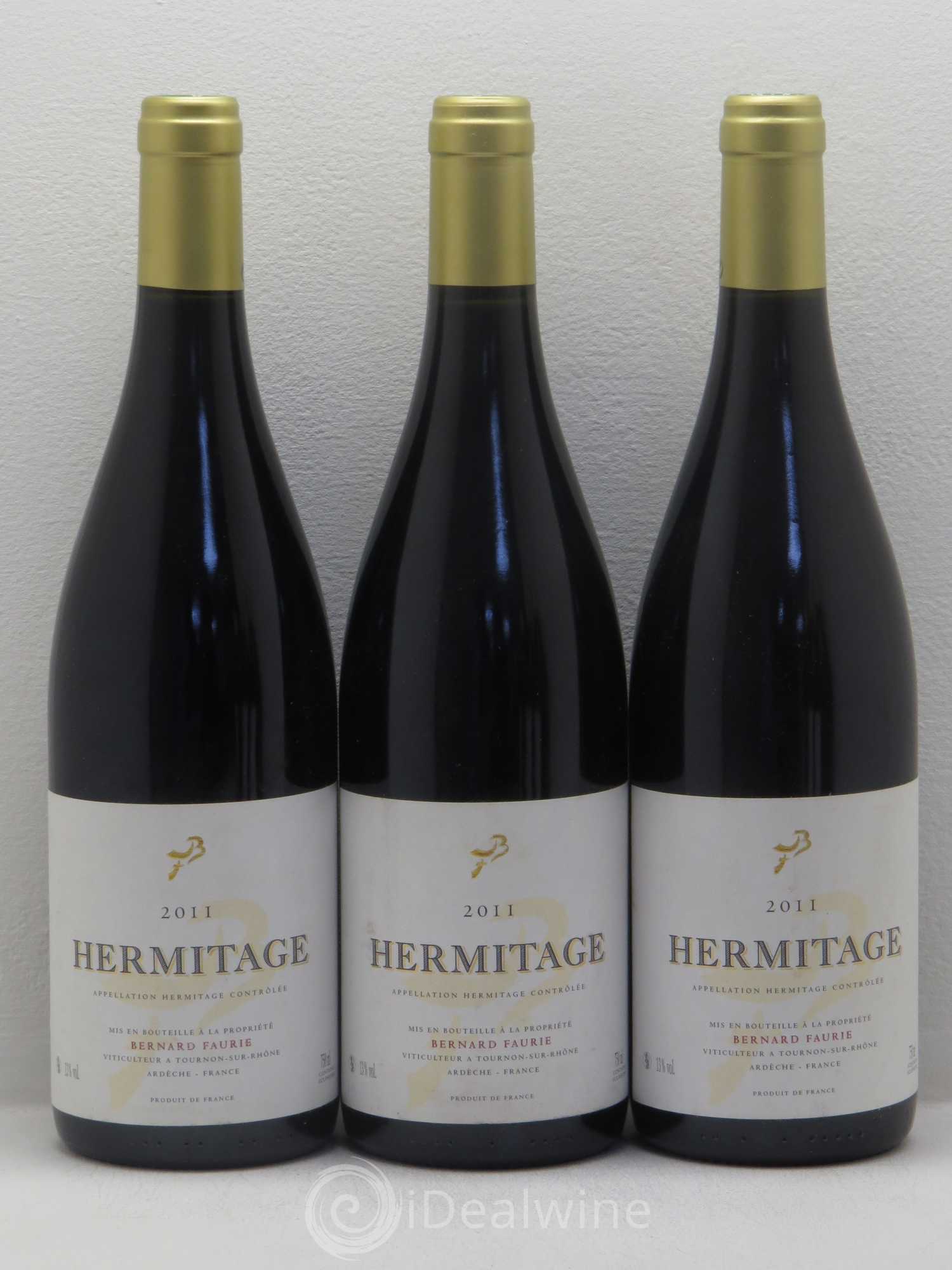 Hermitage Bessards Meal Bernard Faurie 2011 - Posten von 6 Flaschen - 2