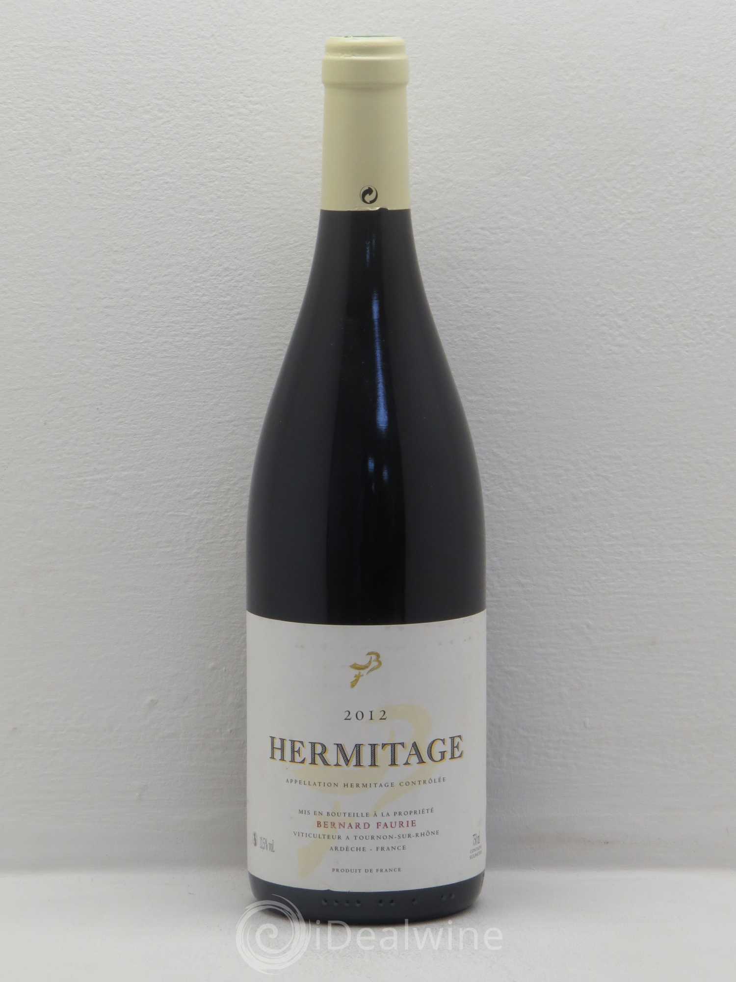 Hermitage Greffieux Bessards Bernard Faurie 2012 - Posten von 1 Flasche - 0
