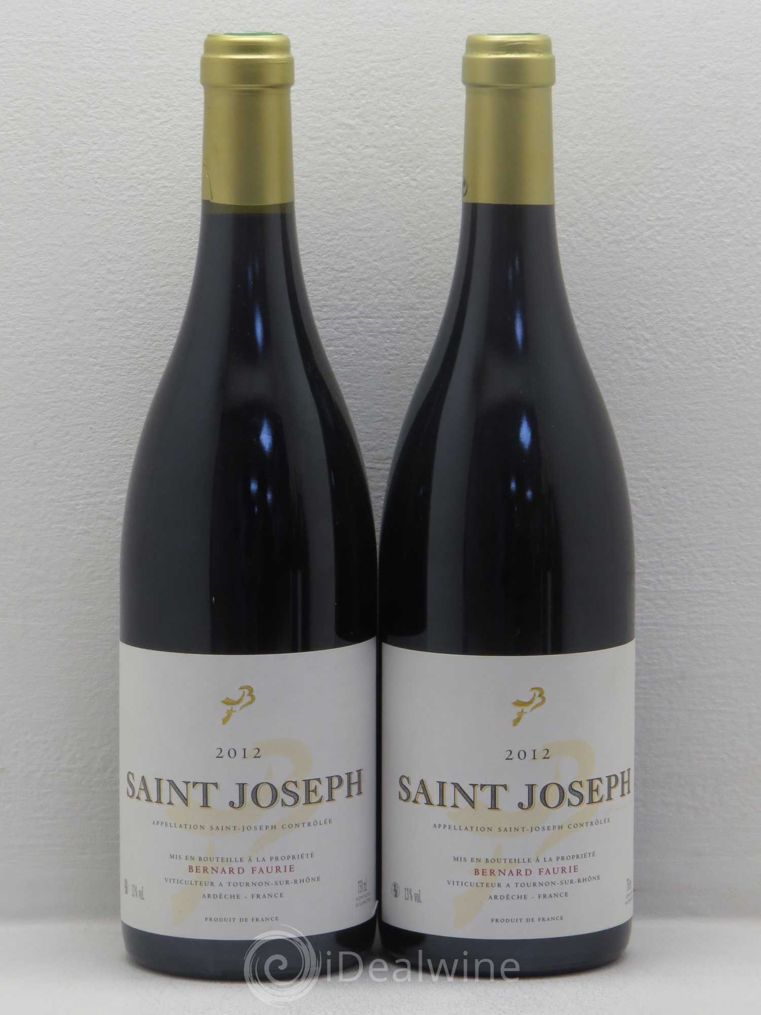 Saint-Joseph Vieilles Vignes Bernard Faurie 2012 - Posten von 4 Flaschen - 2