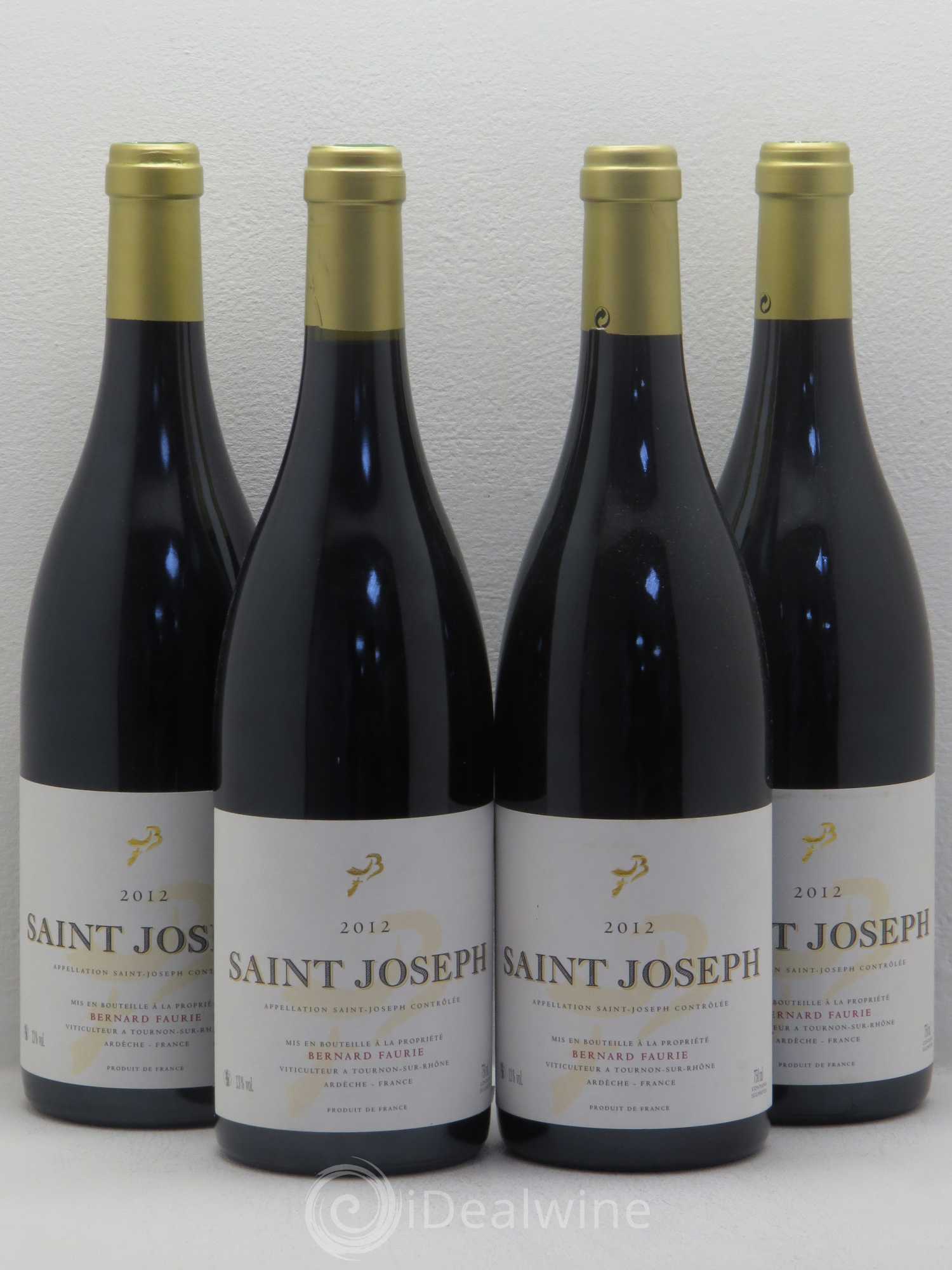Saint-Joseph Vieilles Vignes Bernard Faurie 2012 - Posten von 4 Flaschen - 0