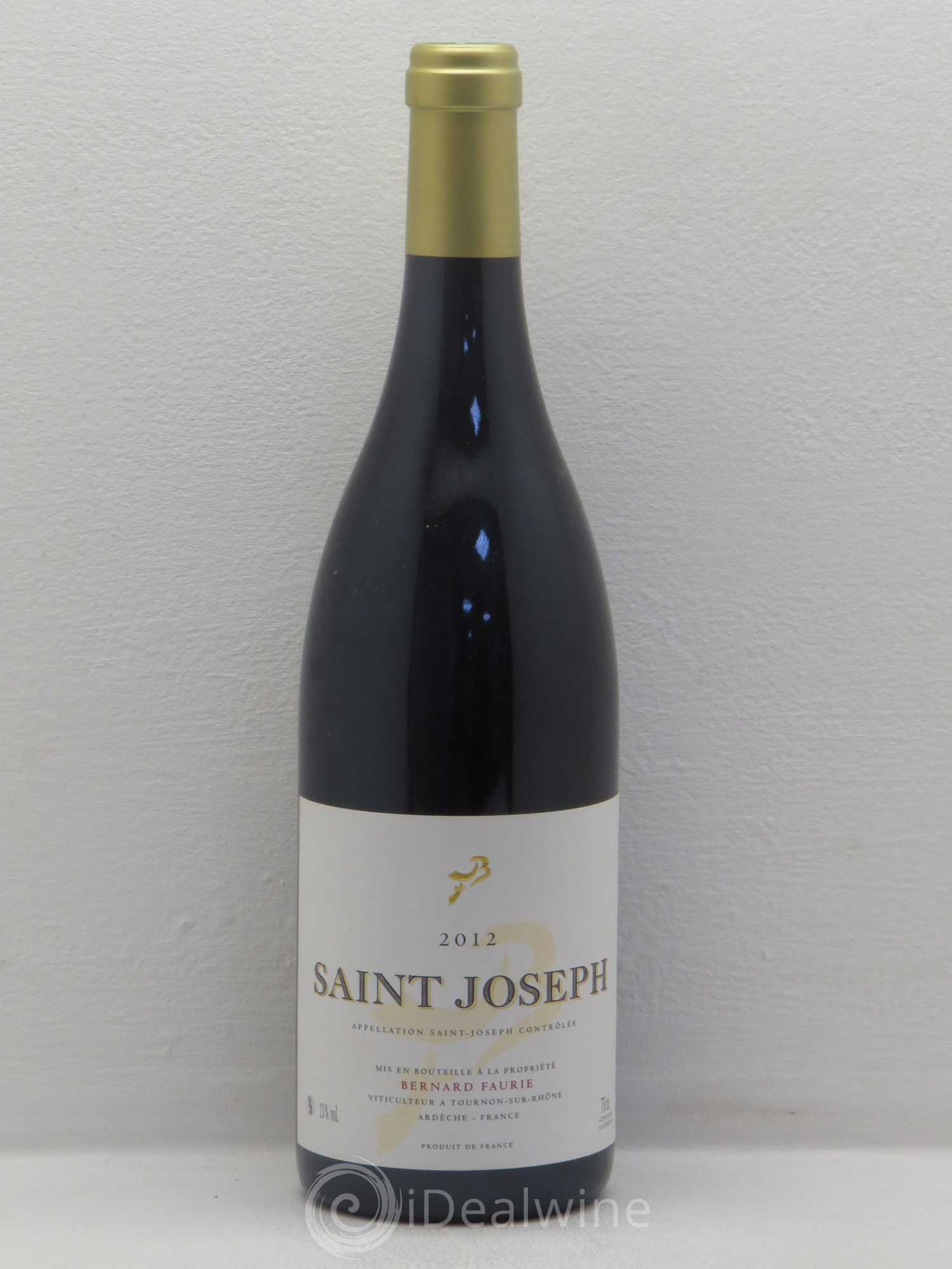 Saint-Joseph Vieilles Vignes Bernard Faurie 2012 - Posten von 1 Flasche - 0