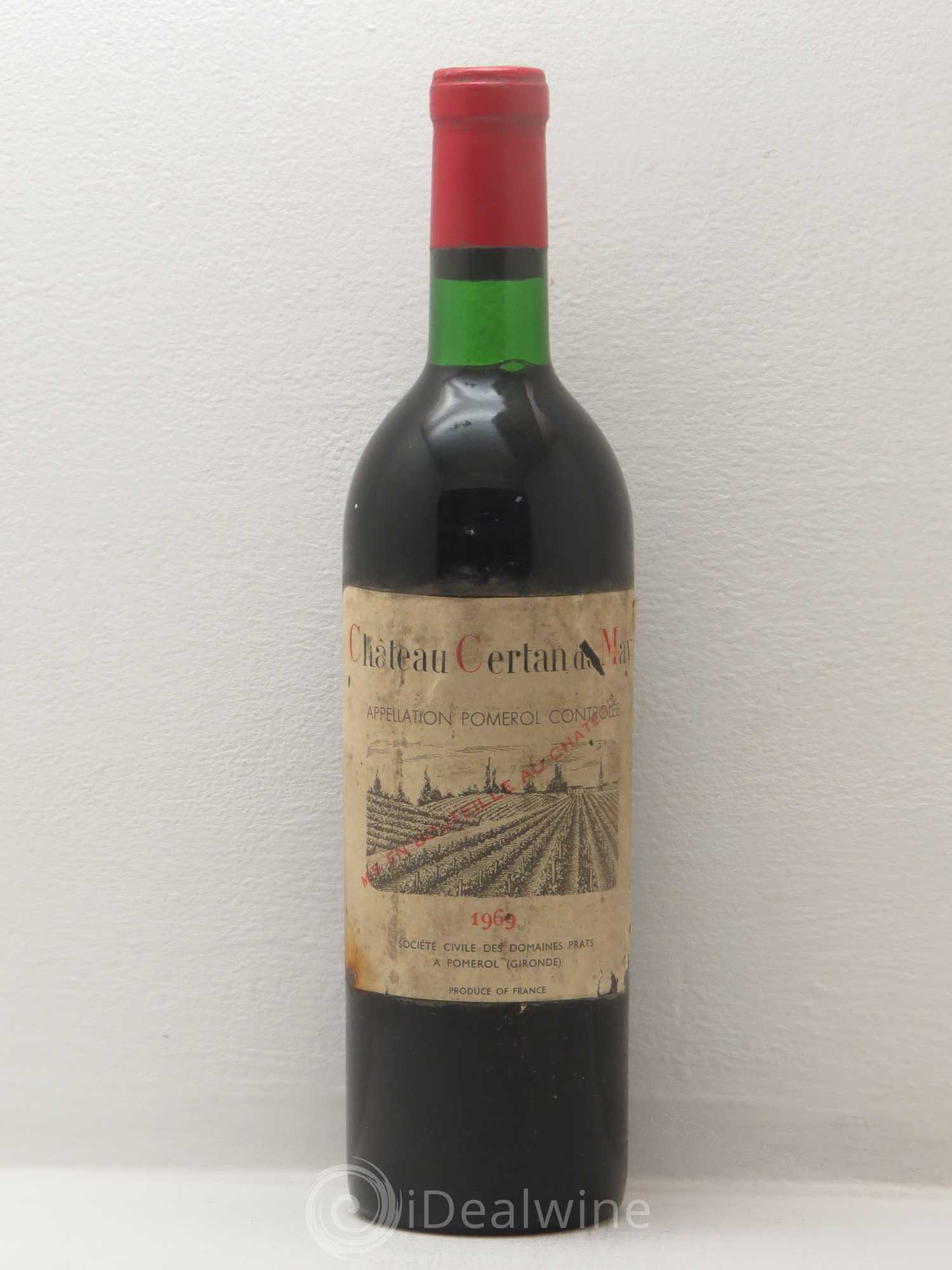 Château Certan de May 1969 - Lot de 1 bouteille - 0
