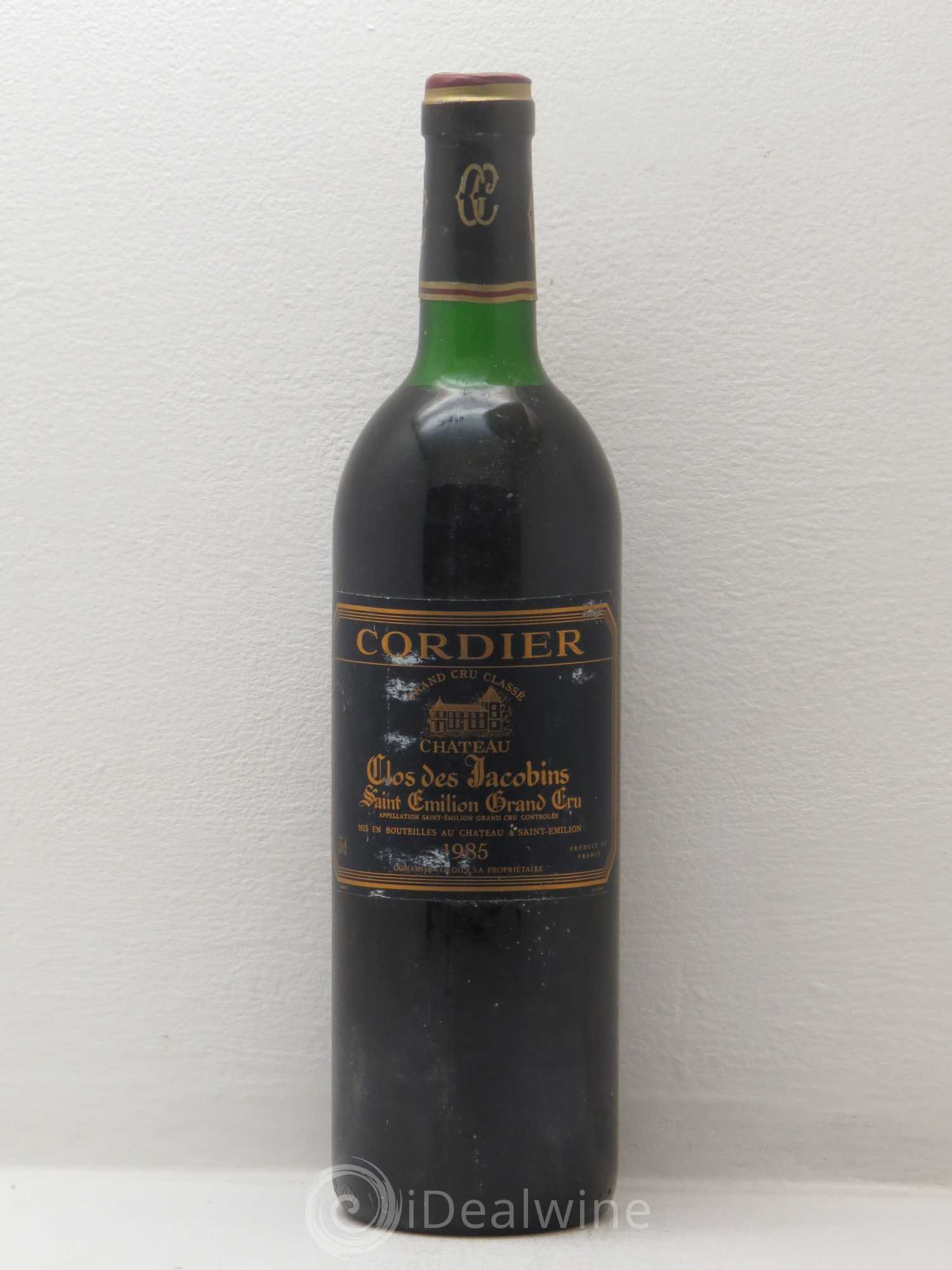 Château Clos des Jacobins Grand Cru Classé 1985 - Lot de 1 bouteille - 0