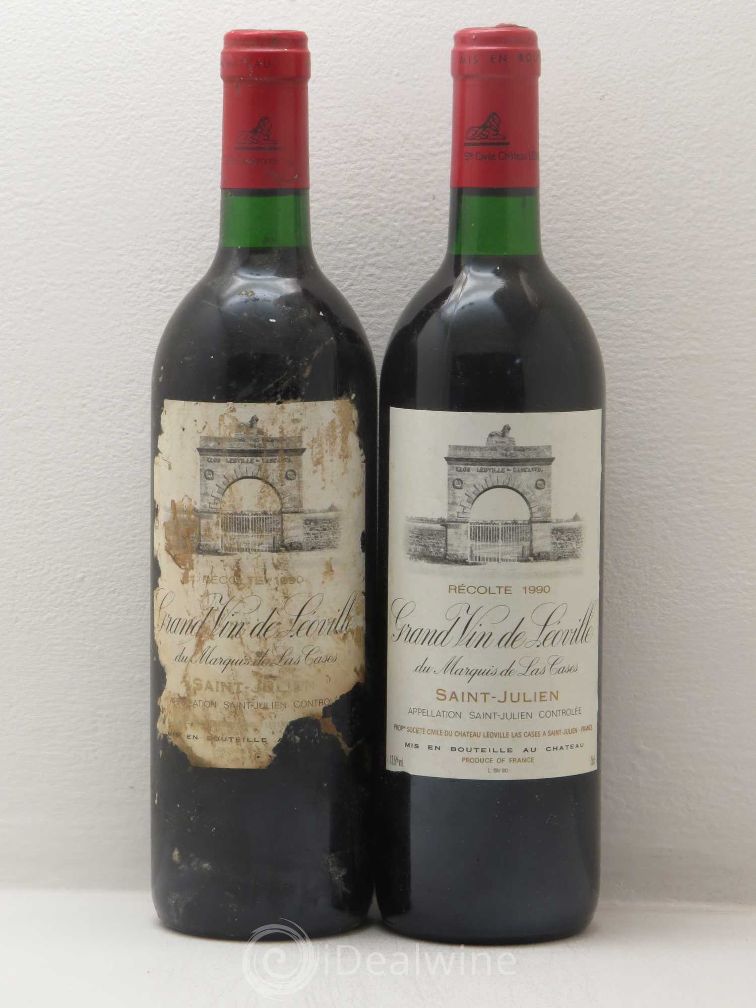 Château Léoville Las Cases 2ème Grand Cru Classé 1990 - Lot de 2 bouteilles - 0