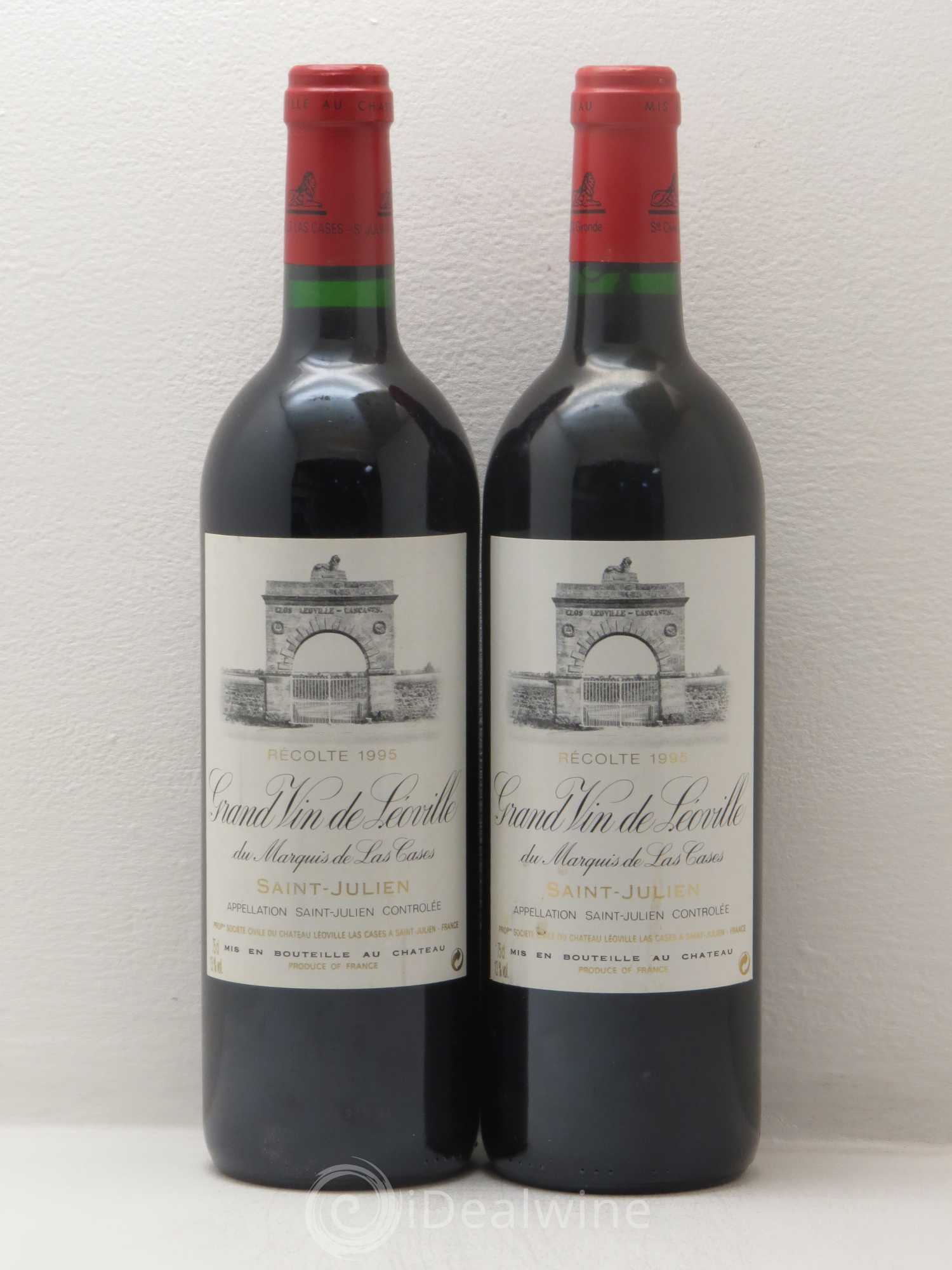 Château Léoville Las Cases 2ème Grand Cru Classé 1995 - Lot de 2 bouteilles - 0