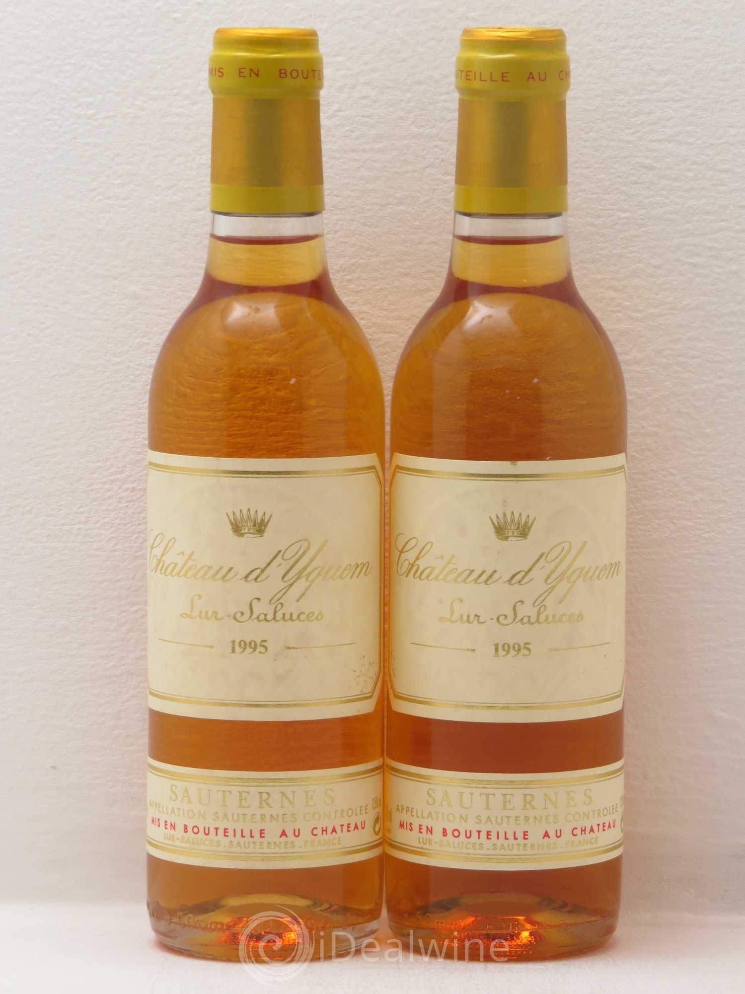 Château d' Yquem 1er Cru Classé Supérieur 1995 - Posten von 2 Demi-Flaschen - 0