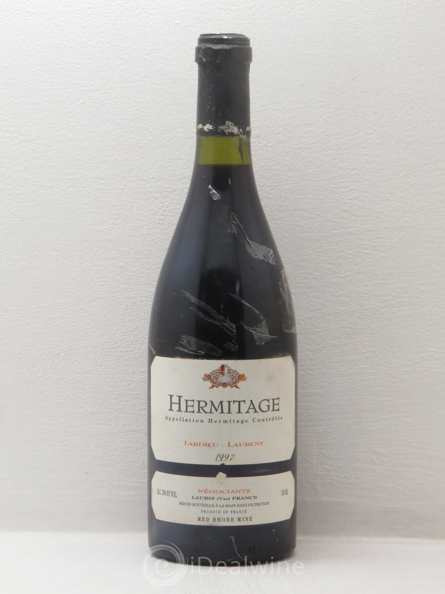 Hermitage Maison Tardieu-Laurent 1997 - Lot de 1 bouteille - 0