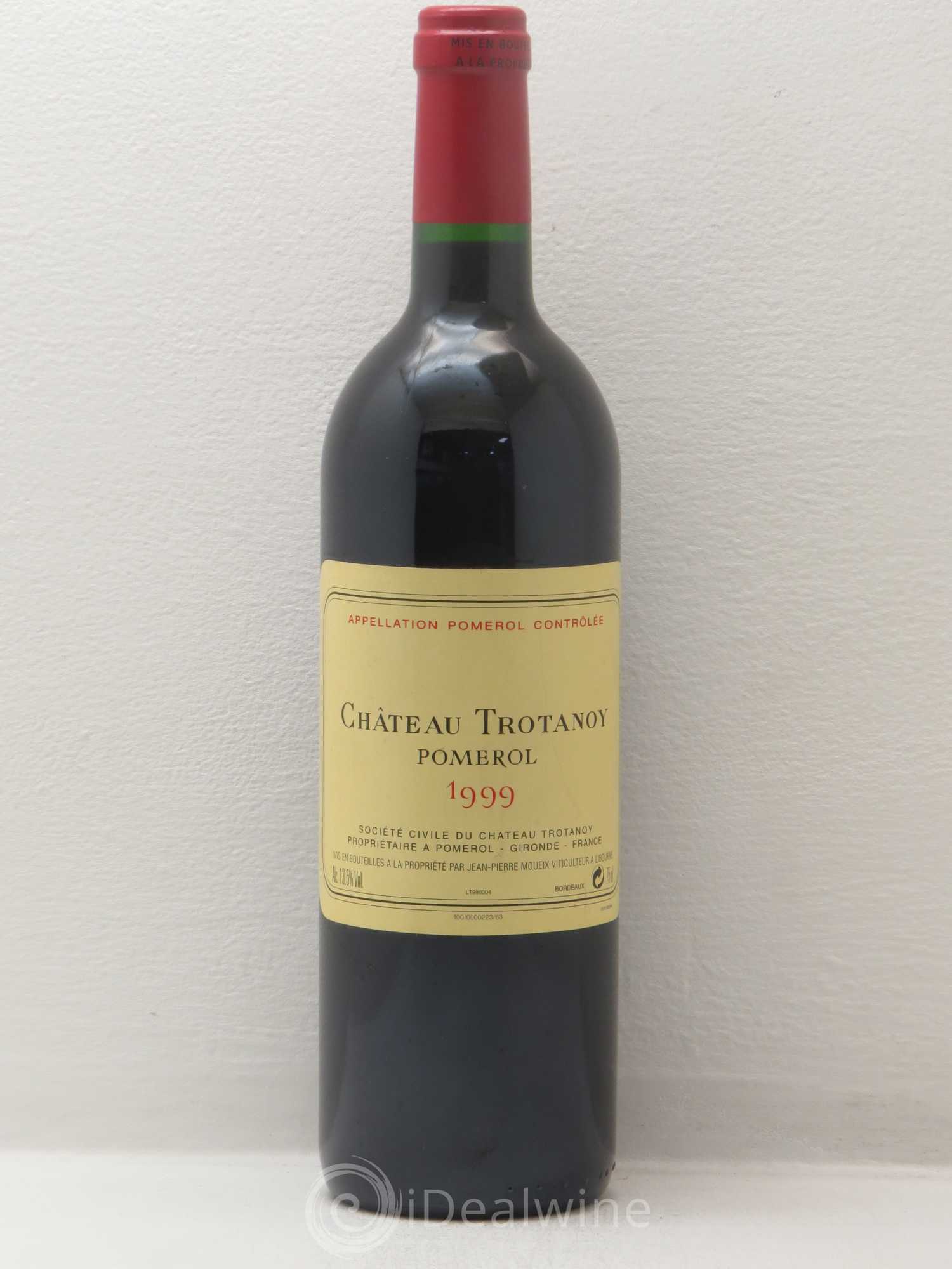 Château Trotanoy 1999 - Lot de 1 bouteille - 0