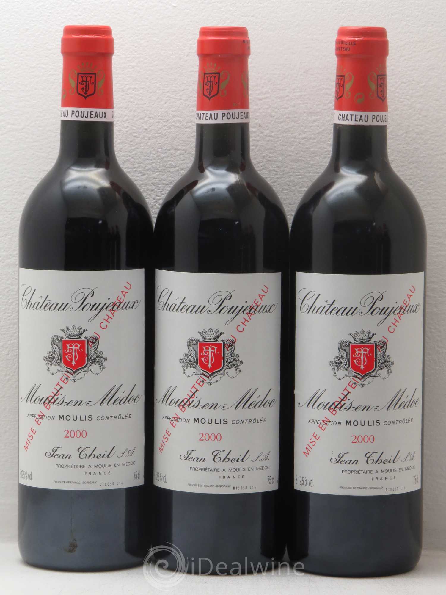 Château Poujeaux 2000 - Lot de 6 bouteilles - 2