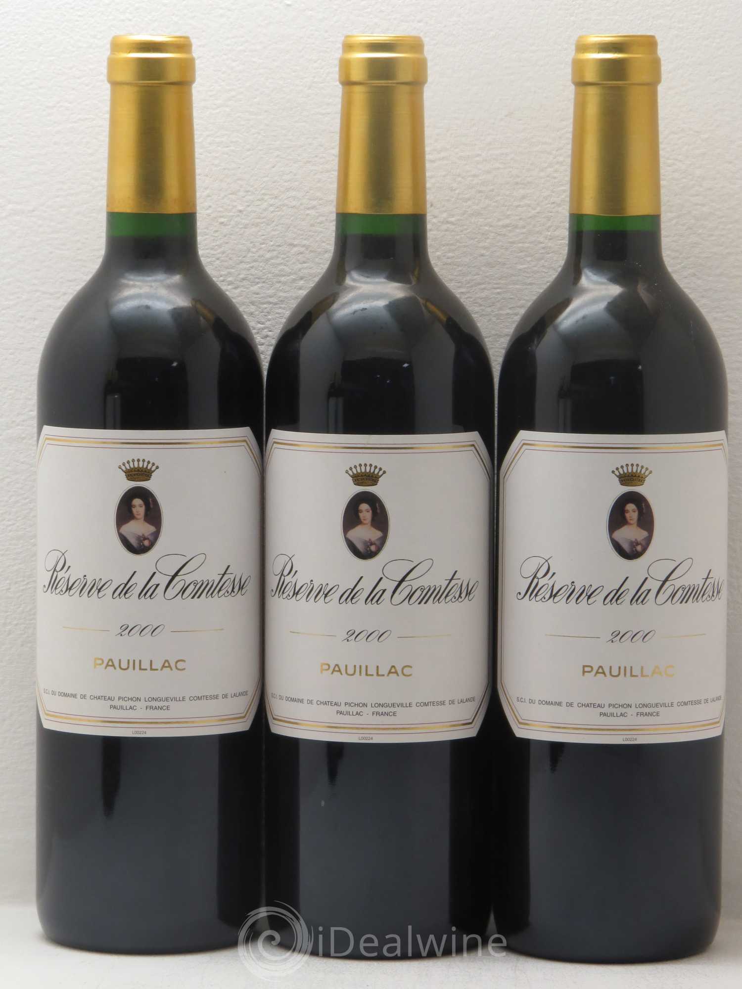 Réserve de la Comtesse Second Vin 2000 - Lot de 5 bouteilles - 1