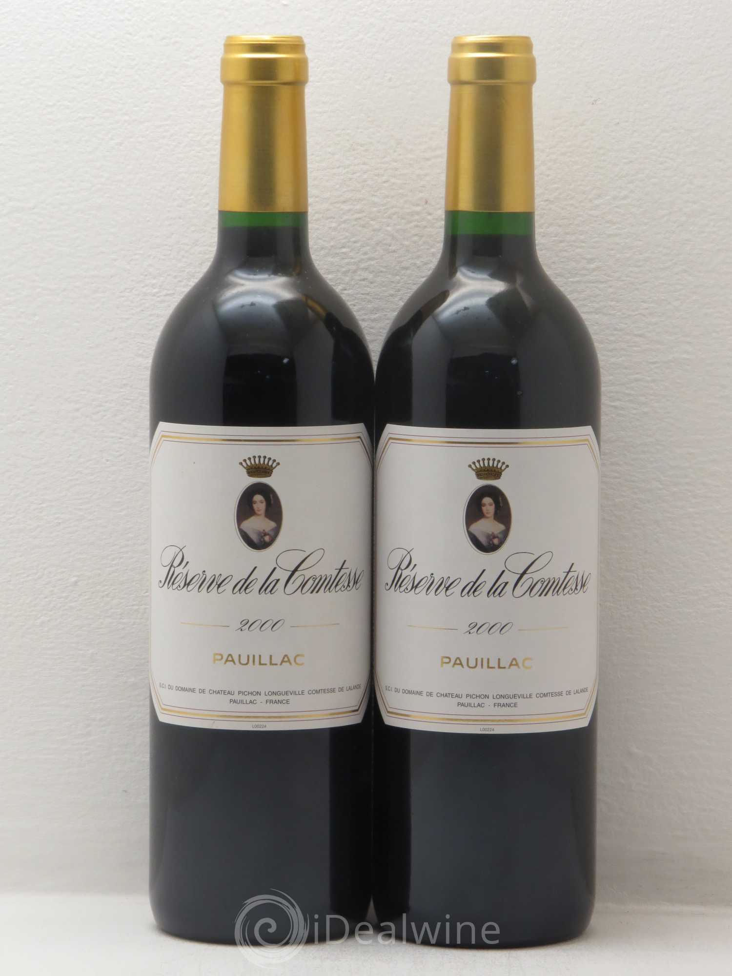 Réserve de la Comtesse Second Vin 2000 - Lot de 5 bouteilles - 2