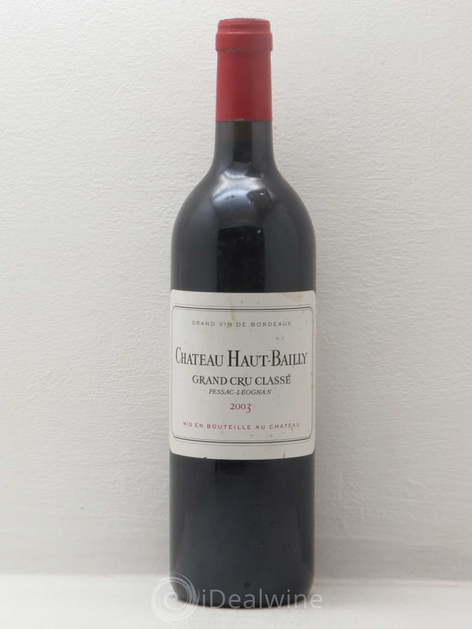 Château Haut-Bailly Cru Classé de Graves 2003 - Lot de 1 bouteille - 0