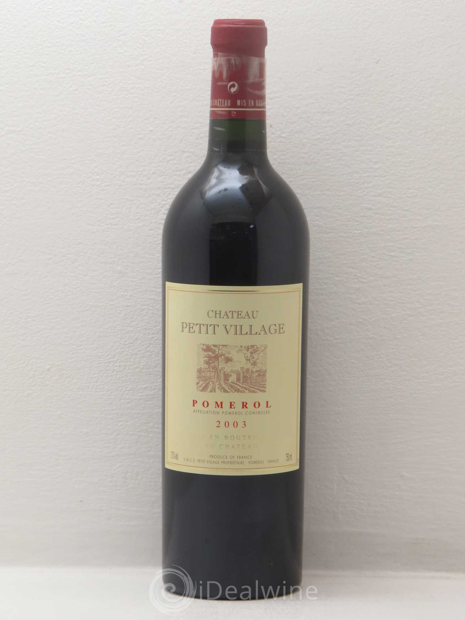 Château Petit Village 2003 - Lot de 1 bouteille - 0