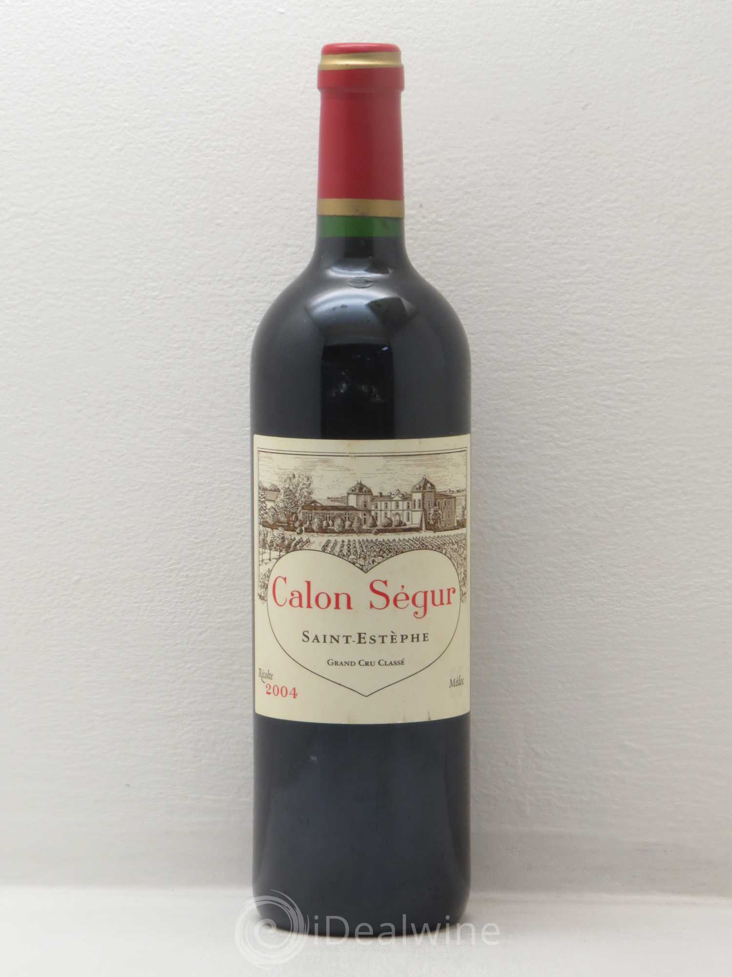 Château Calon Ségur 3ème Grand Cru Classé 2004 - Lot de 1 bouteille - 0