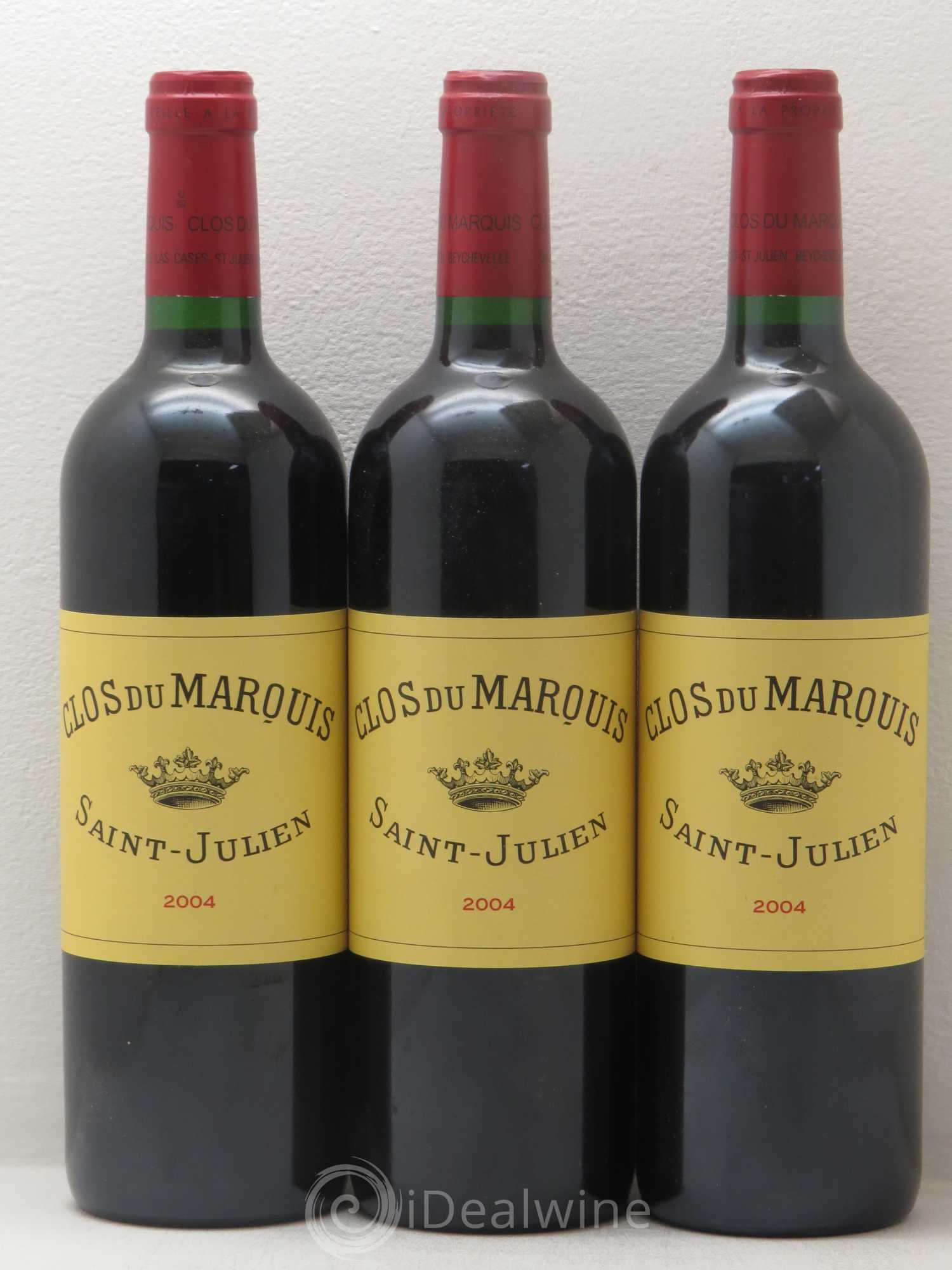 Clos du Marquis 2004 - Lot de 3 bouteilles - 0