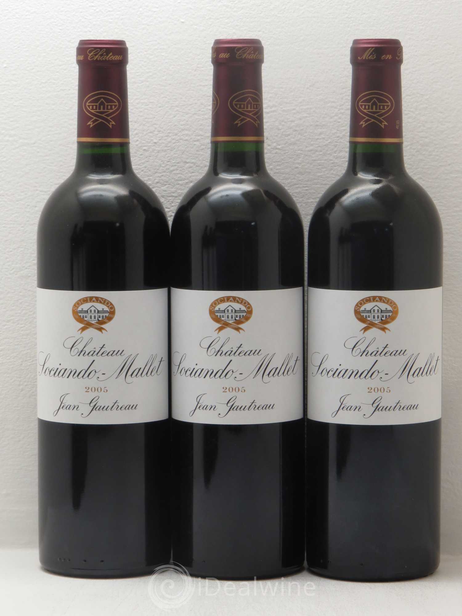 Château Sociando Mallet 2005 - Lot de 6 bouteilles - 1