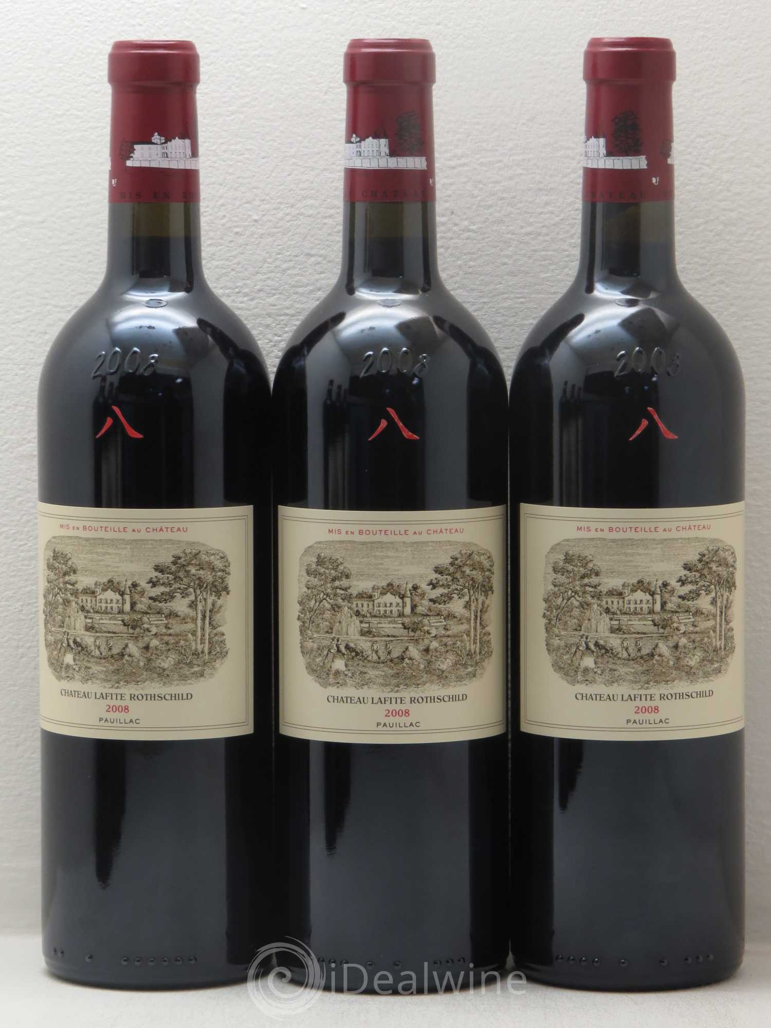 Château Lafite Rothschild 1er Grand Cru Classé 2008 - Lot de 6 bouteilles - 1