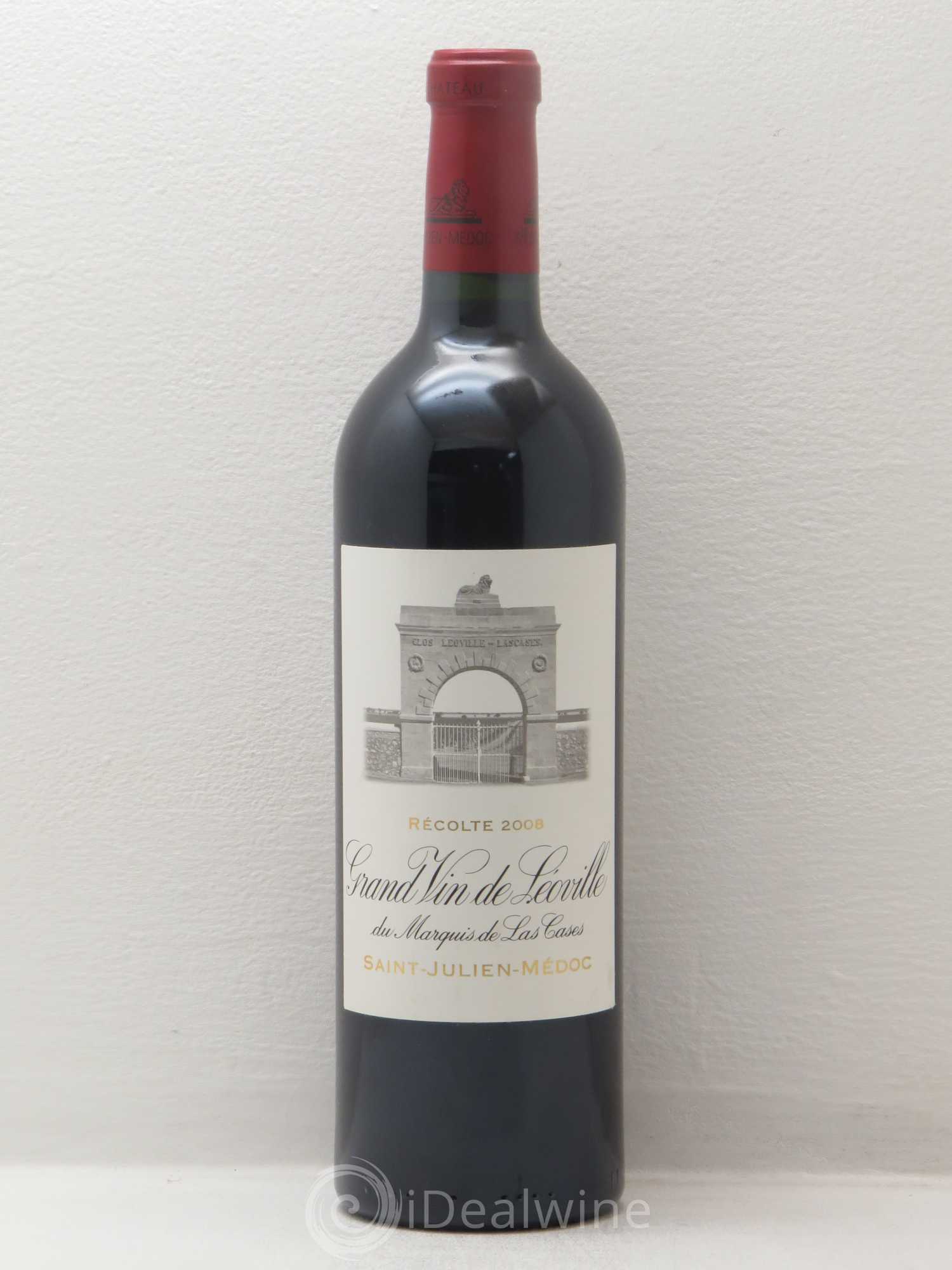 Château Léoville Las Cases 2ème Grand Cru Classé 2008 - Lot de 1 bouteille - 0