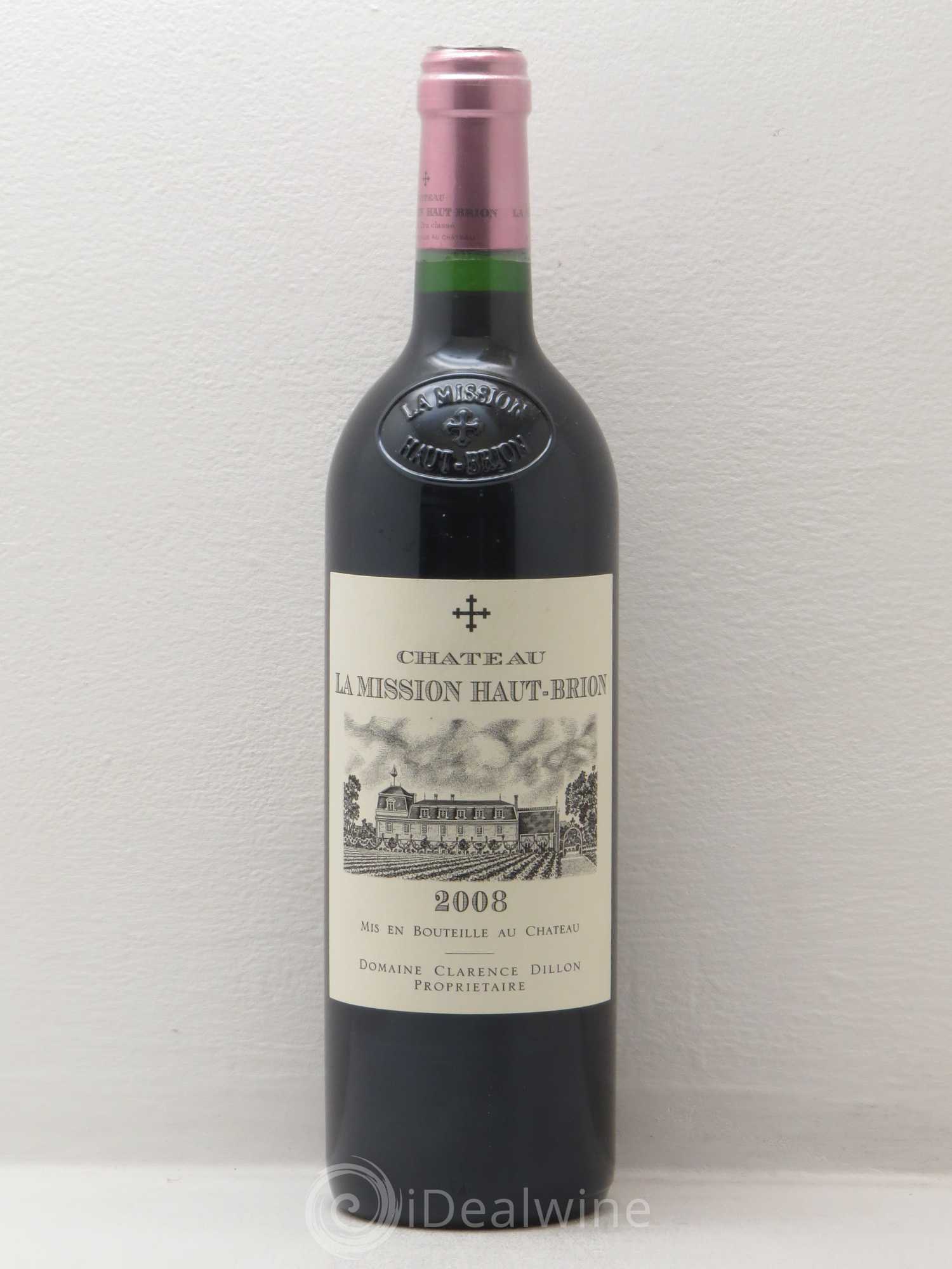 Château la Mission Haut-Brion Cru Classé de Graves 2008 - Lot de 1 bouteille - 0