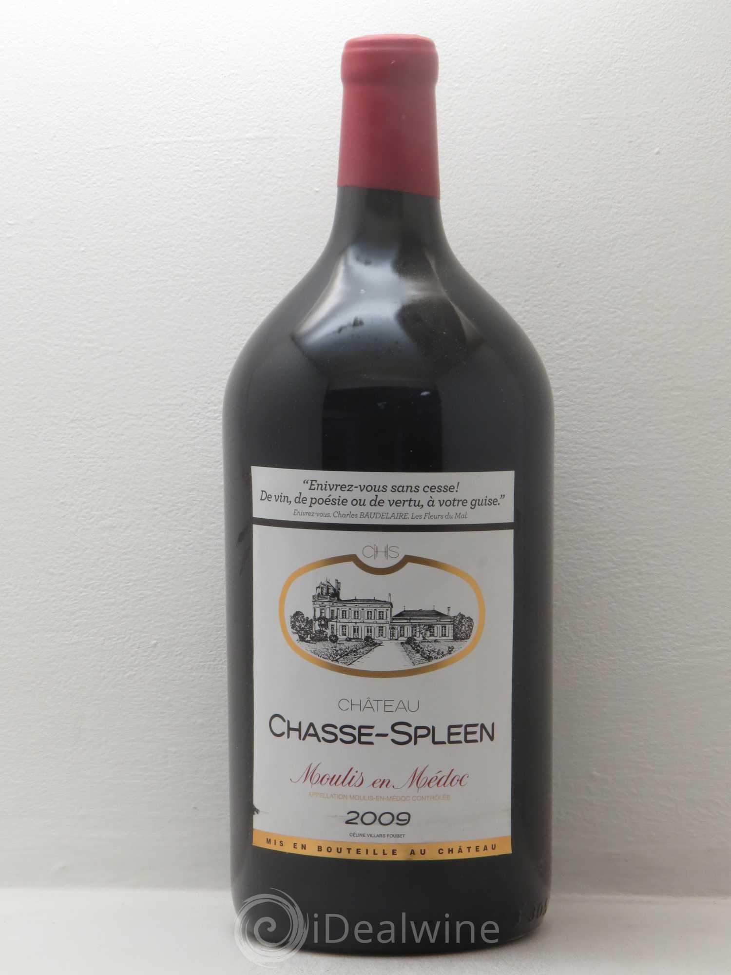 Château Chasse Spleen 2009 - Lot de 1 double magnum - 0