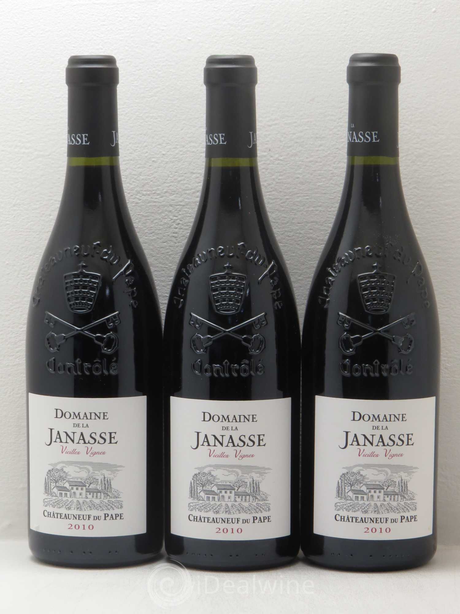 Châteauneuf-du-Pape Cuvée Vieilles Vignes La Janasse (Domaine de) 2010 - Lot de 3 bouteilles - 0