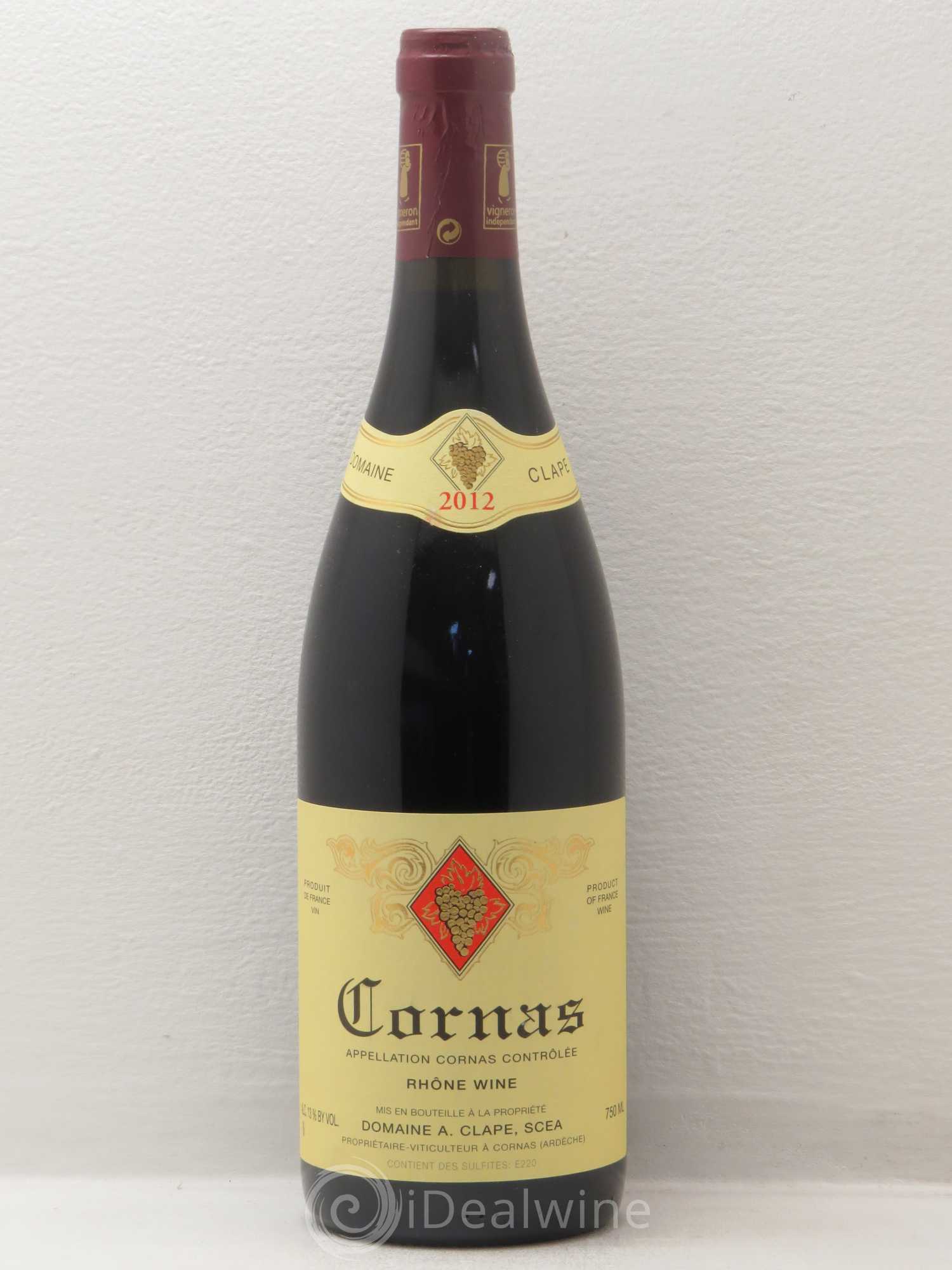 Cornas Auguste Clape 2012 - Lot de 1 bouteille - 0
