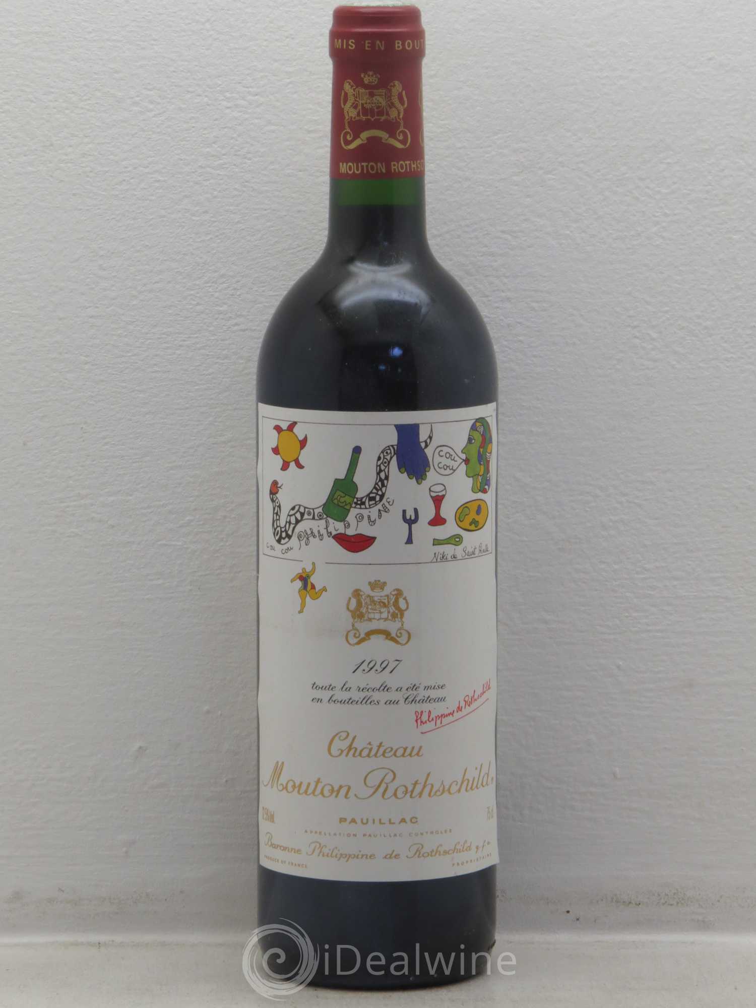 Château Mouton Rothschild 1er Grand Cru Classé 1997 - Lot de 1 bouteille - 0