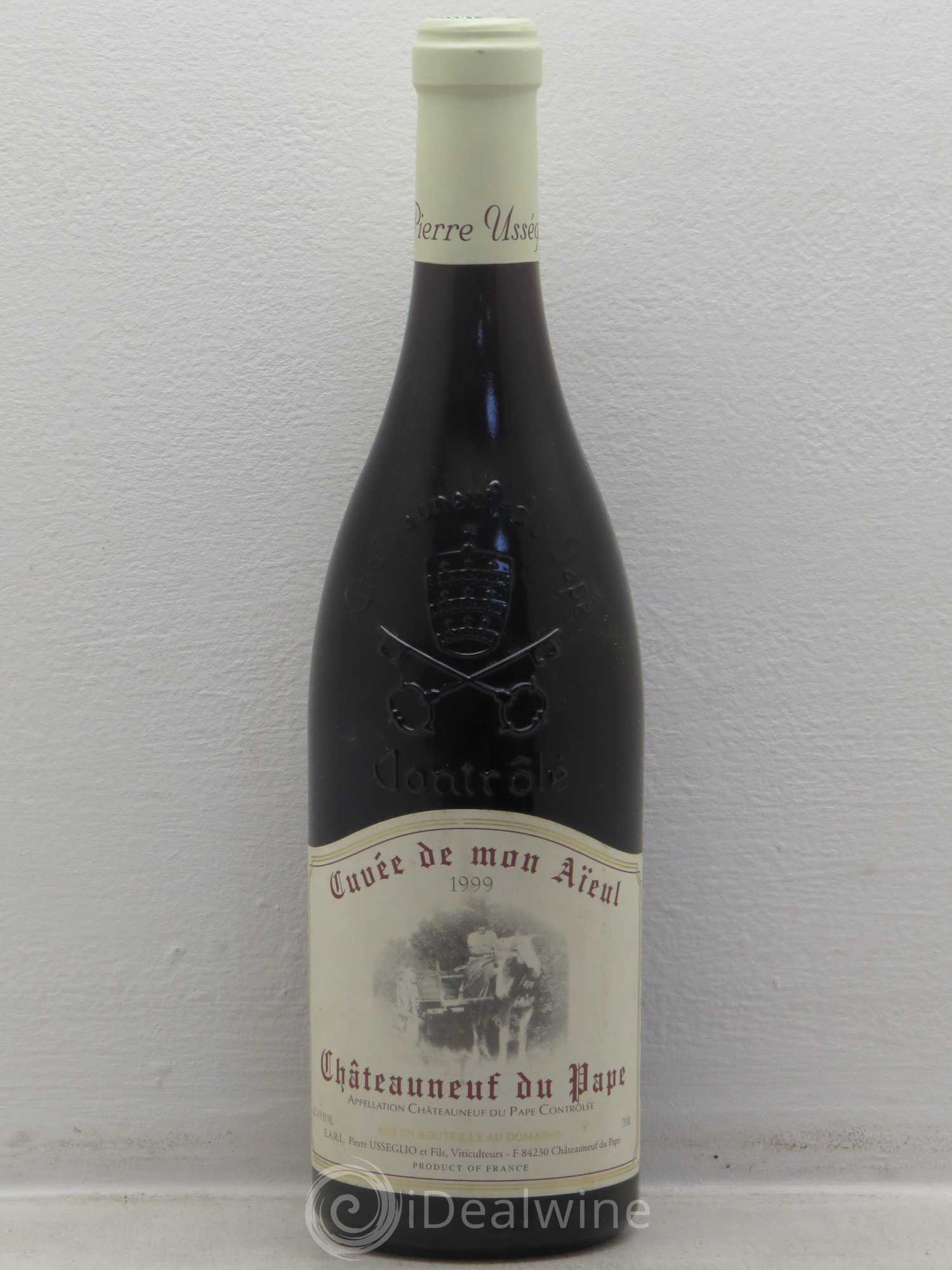 Châteauneuf-du-Pape Cuvée de mon Aïeul Pierre Usseglio & Fils 1999 - Lot de 1 bouteille - 0