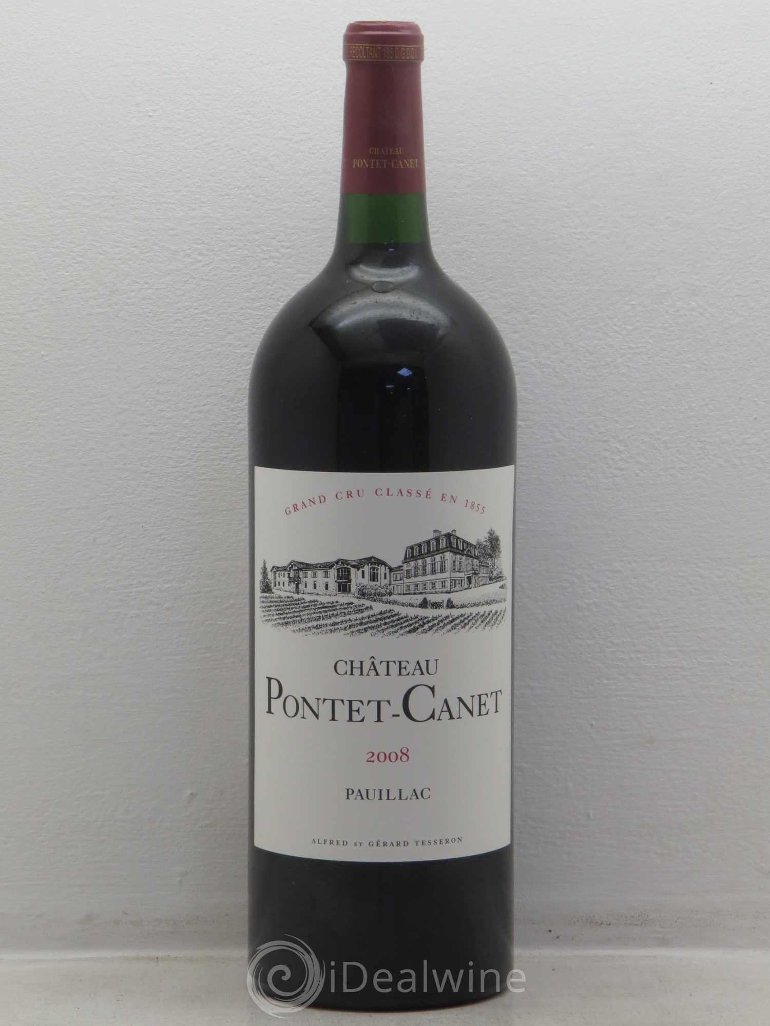 Château Pontet Canet 5ème Grand Cru Classé 2008 - Lot de 1 magnum - 0