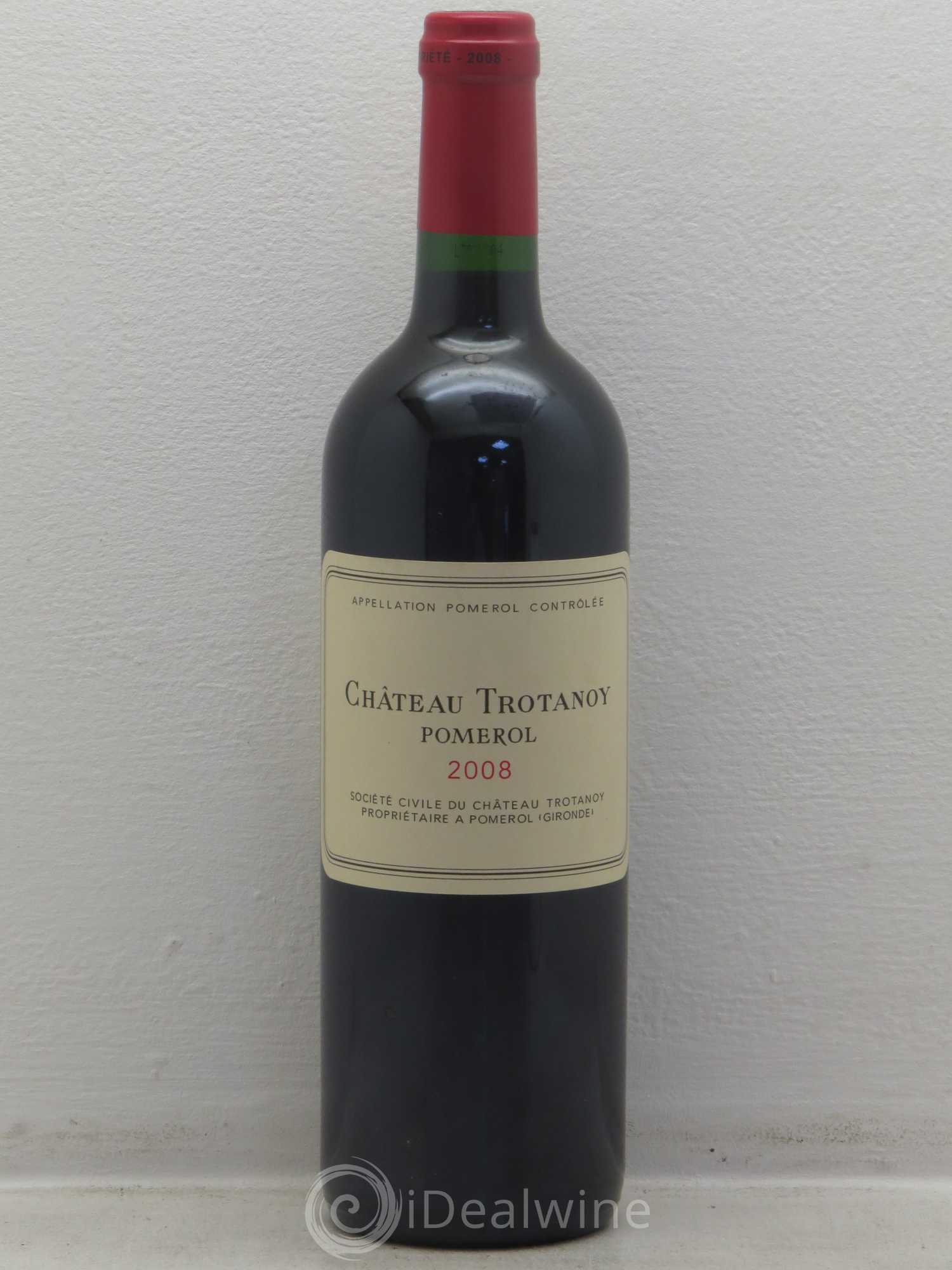 Château Trotanoy 2008 - Lot de 1 bouteille - 0