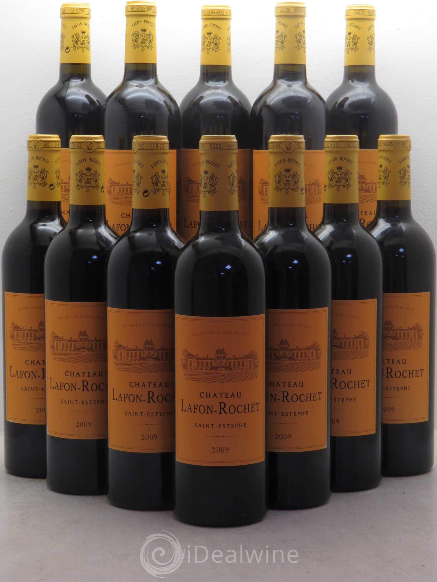 Château Lafon Rochet 4ème Grand Cru Classé 2009 - Lot de 12 bouteilles - 0