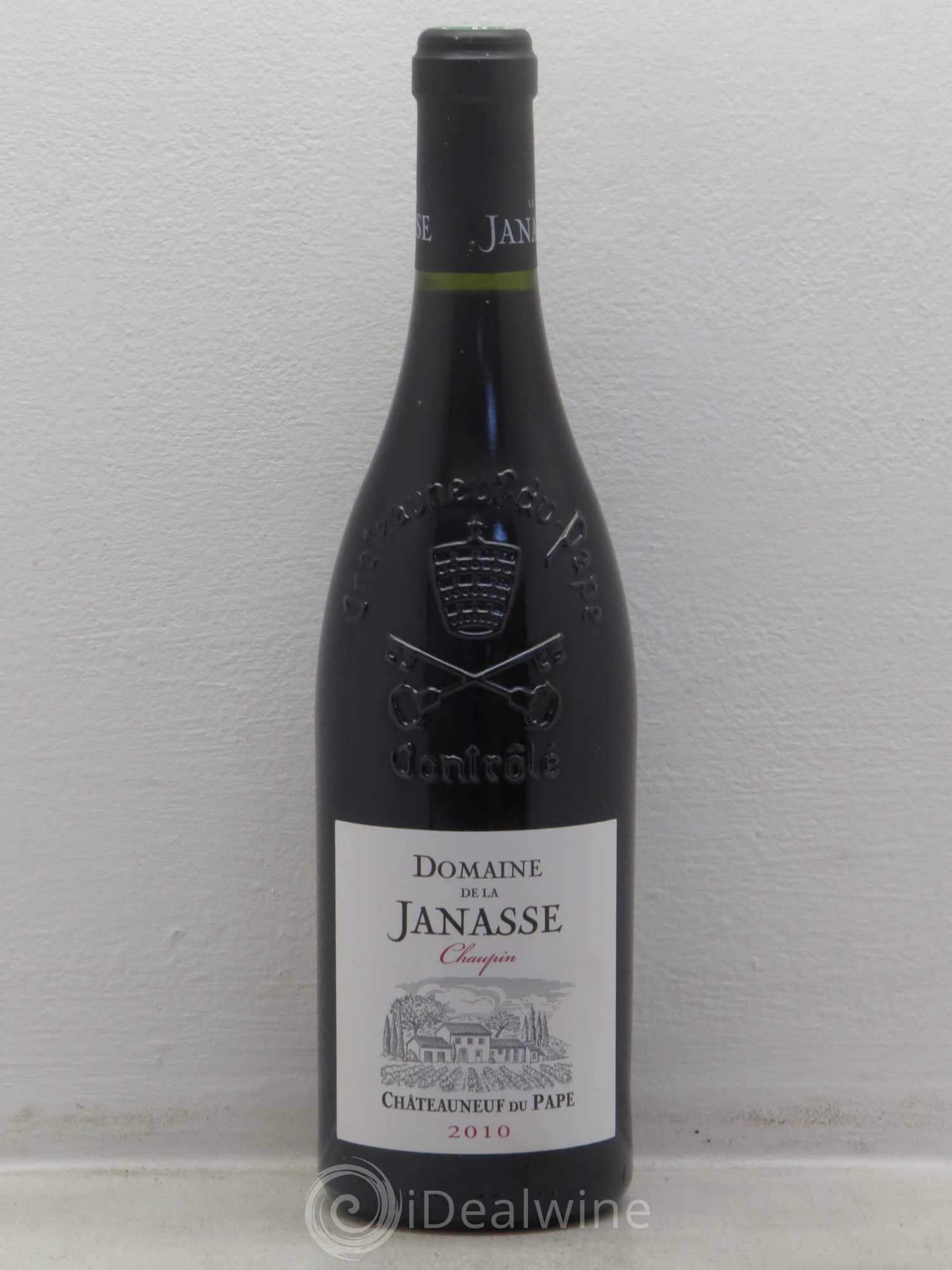 Châteauneuf-du-Pape Cuvée Chaupin La Janasse (Domaine de) 2010 - Lot de 1 bouteille - 0