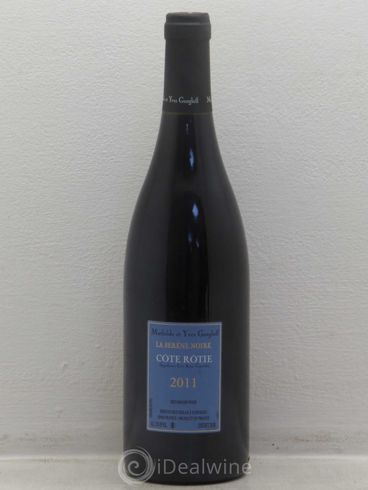 Côte-Rôtie La Sereine Noire Gangloff (Domaine) 2011 - Lot de 1 bouteille - 1