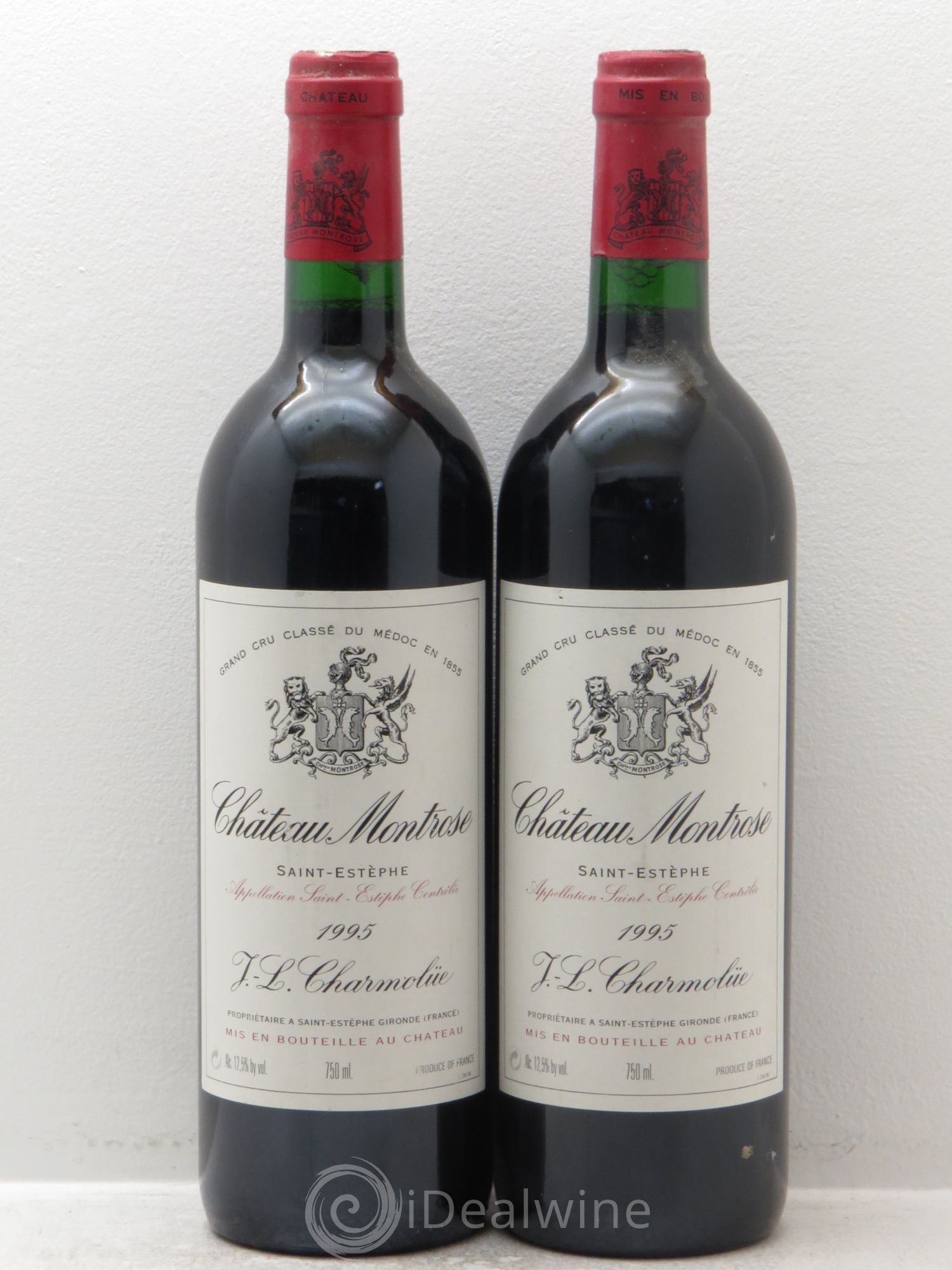 Château Montrose 2ème Grand Cru Classé 1995 - Lot de 2 bouteilles - 0